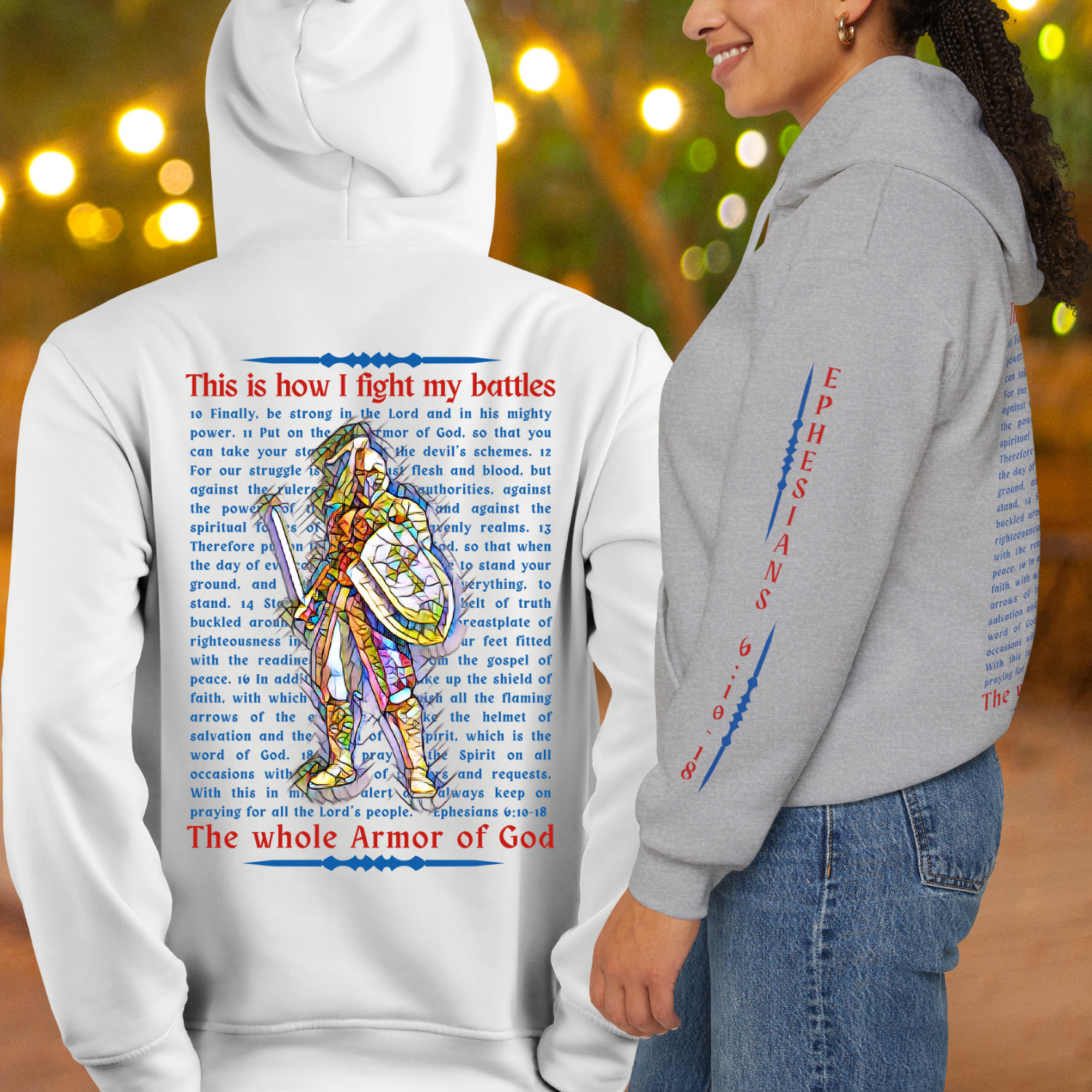 The Whole Armor of God - Unisex, Heavy Blend Pullover Hoodie product thumbnail image The Whole Armor of God - Unisex, Heavy Blend Pullover Hoodie product thumbnail image