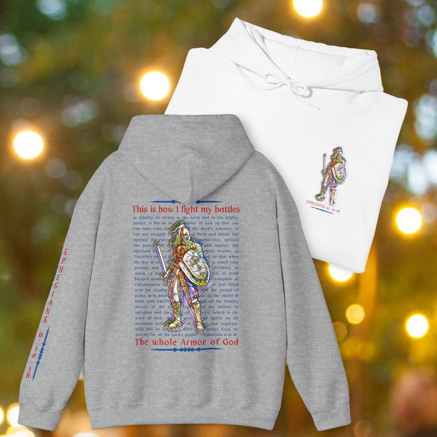 The Whole Armor of God - Unisex, Heavy Blend Pullover Hoodie product thumbnail image The Whole Armor of God - Unisex, Heavy Blend Pullover Hoodie product thumbnail image
