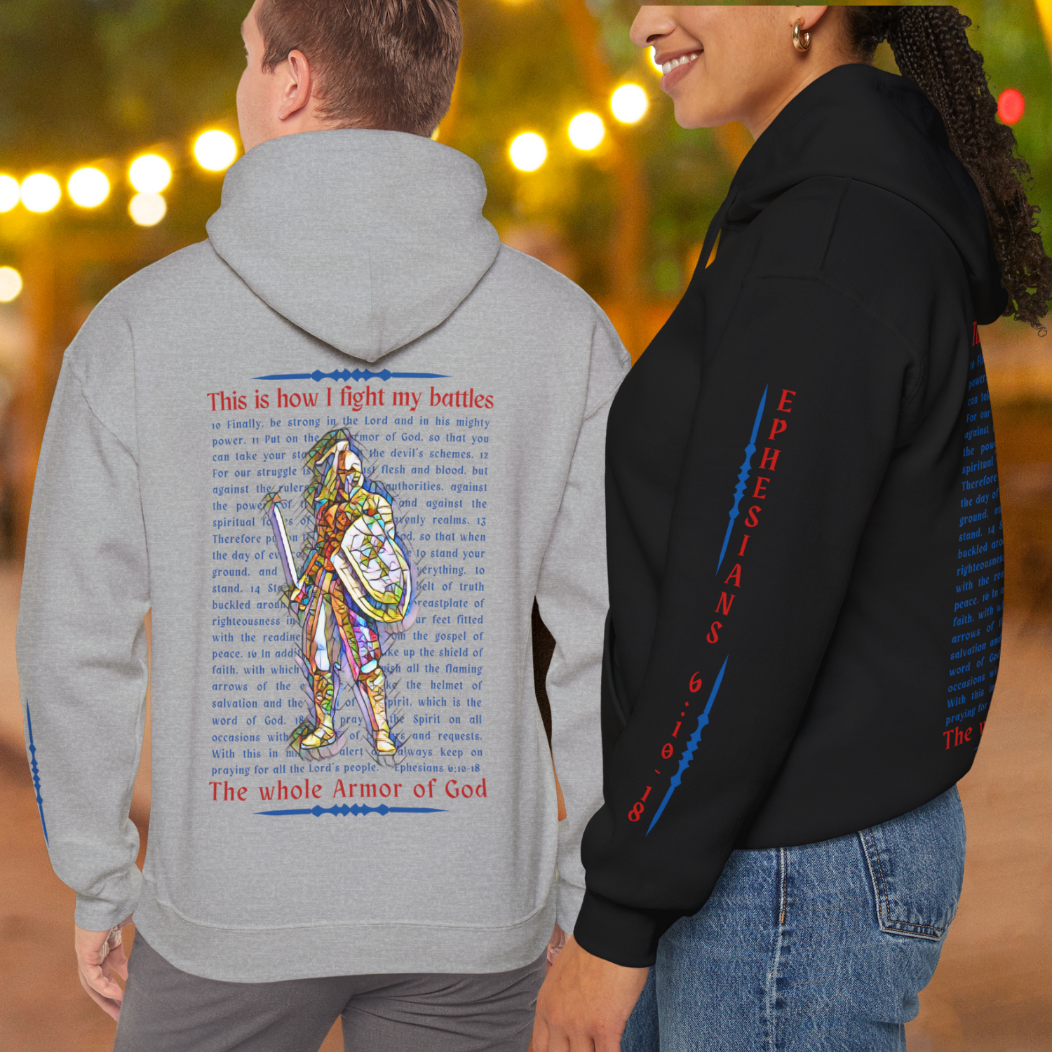 The Whole Armor of God - Unisex, Heavy Blend Pullover Hoodie product thumbnail image The Whole Armor of God - Unisex, Heavy Blend Pullover Hoodie product thumbnail image