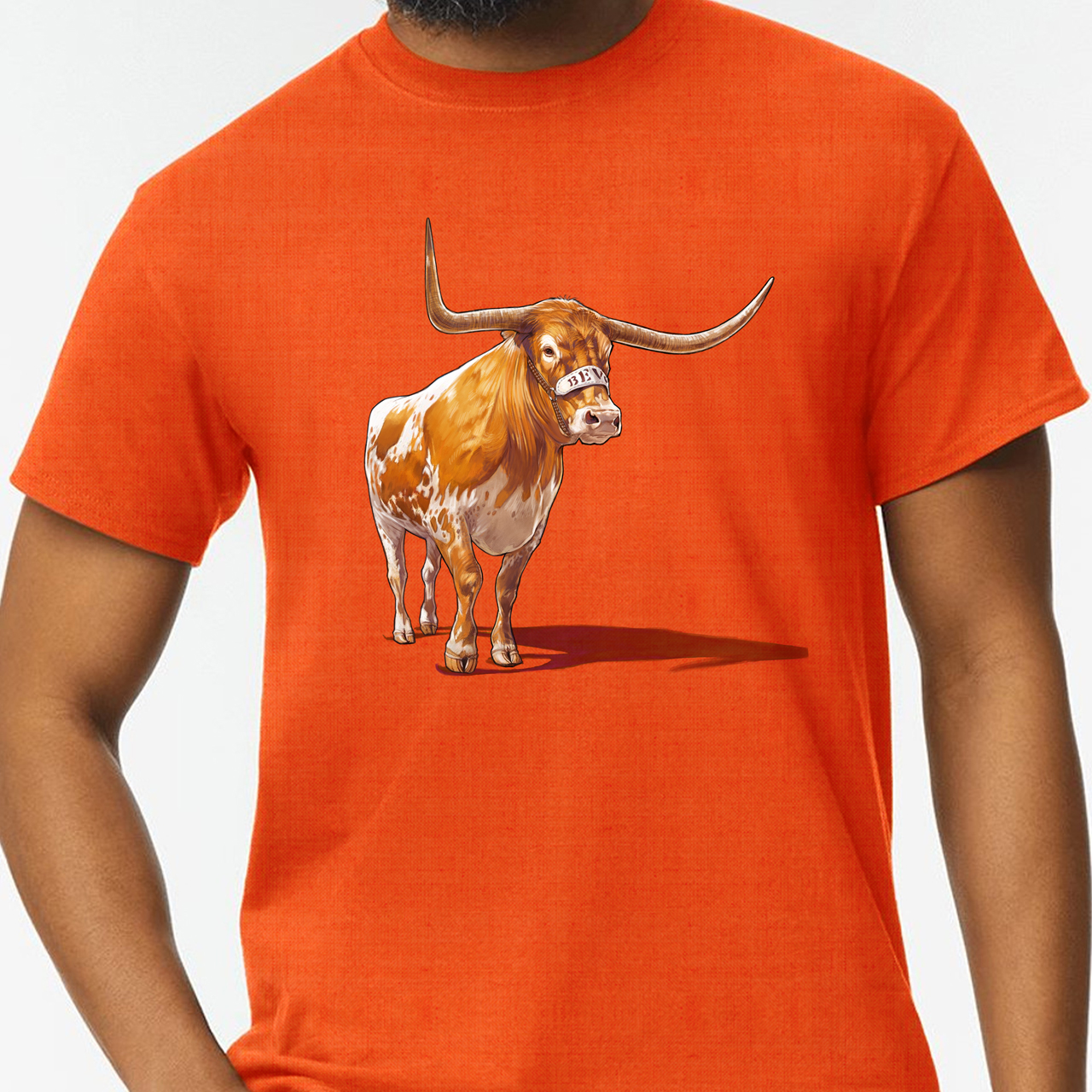 University of Texas Longhorns Bevo Unisex Softstyle T-Shirt product thumbnail image University of Texas Longhorns Bevo Unisex Softstyle T-Shirt product thumbnail image