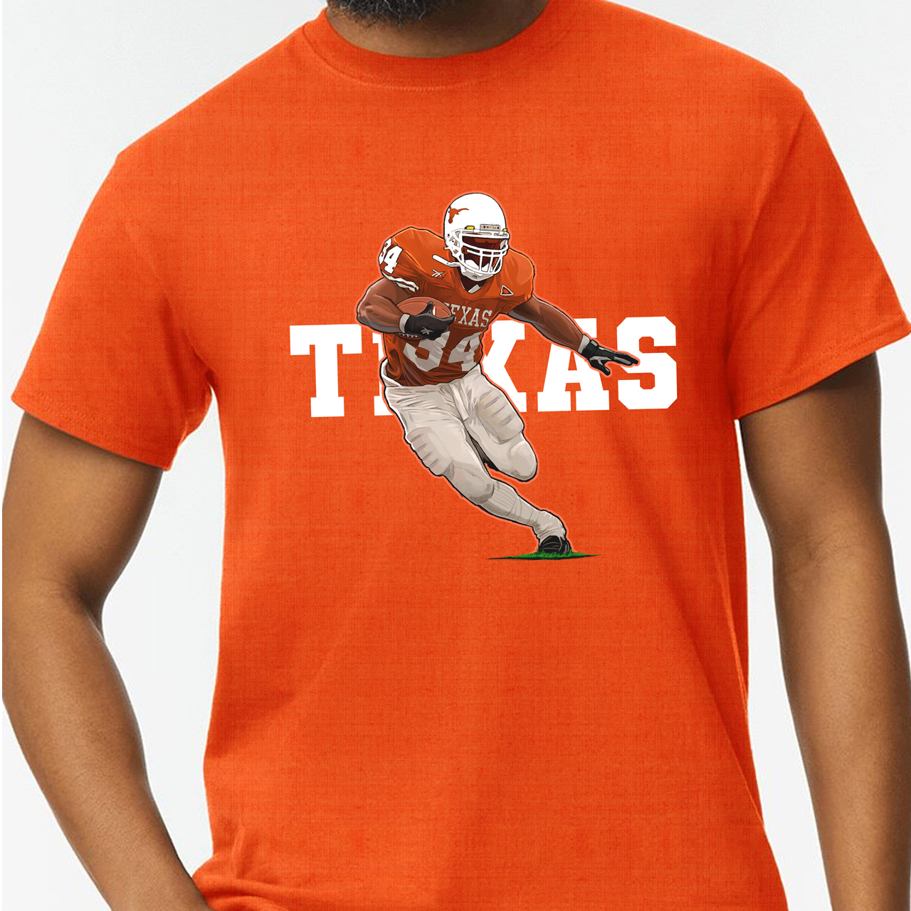 Texas Longhorns Ricky Williams Unisex Softstyle T-Shirt product thumbnail image Texas Longhorns Ricky Williams Unisex Softstyle T-Shirt product thumbnail image