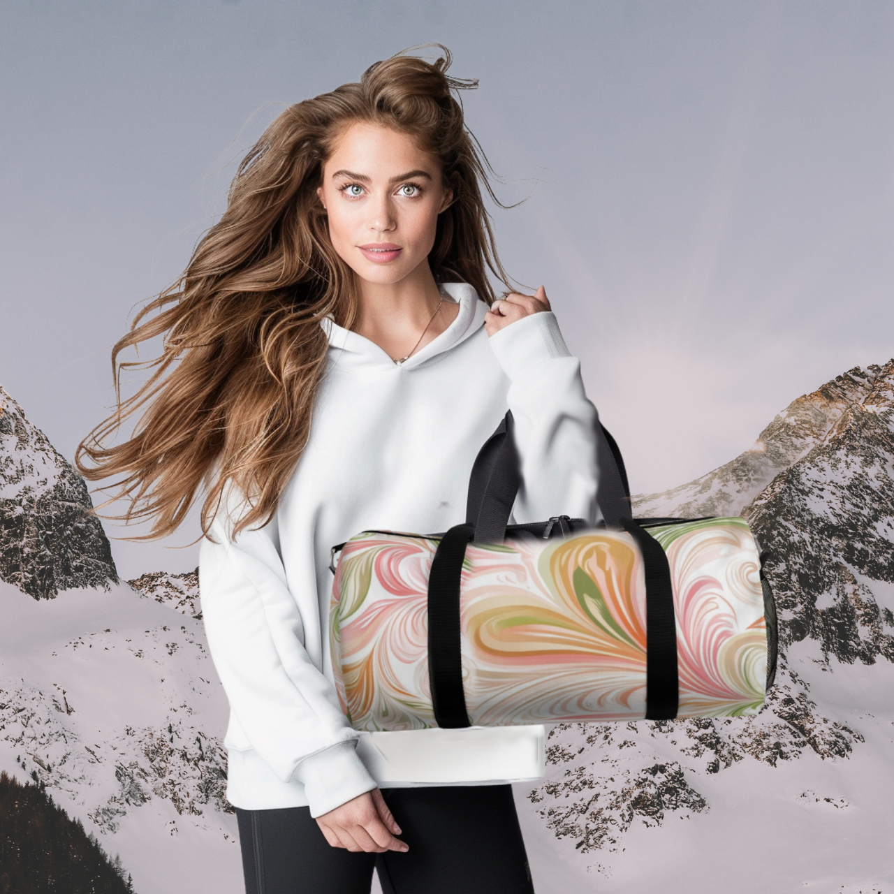 Colorful Abstract Duffel Bag, Travel Bag, Gym Bag, Weekend Bag, Overnight Bag, Abstract Design product thumbnail image Colorful Abstract Duffel Bag, Travel Bag, Gym Bag, Weekend Bag, Overnight Bag, Abstract Design product thumbnail image