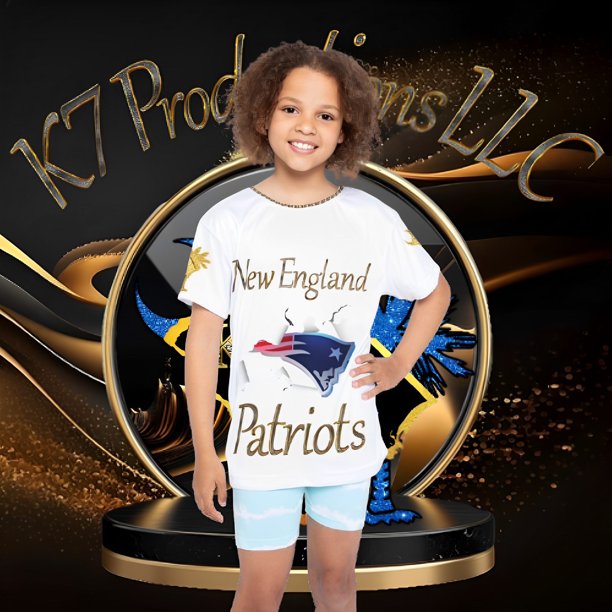 Kids Boston Fans’ Patriots Jersey product thumbnail image Kids Boston Fans’ Patriots Jersey product thumbnail image