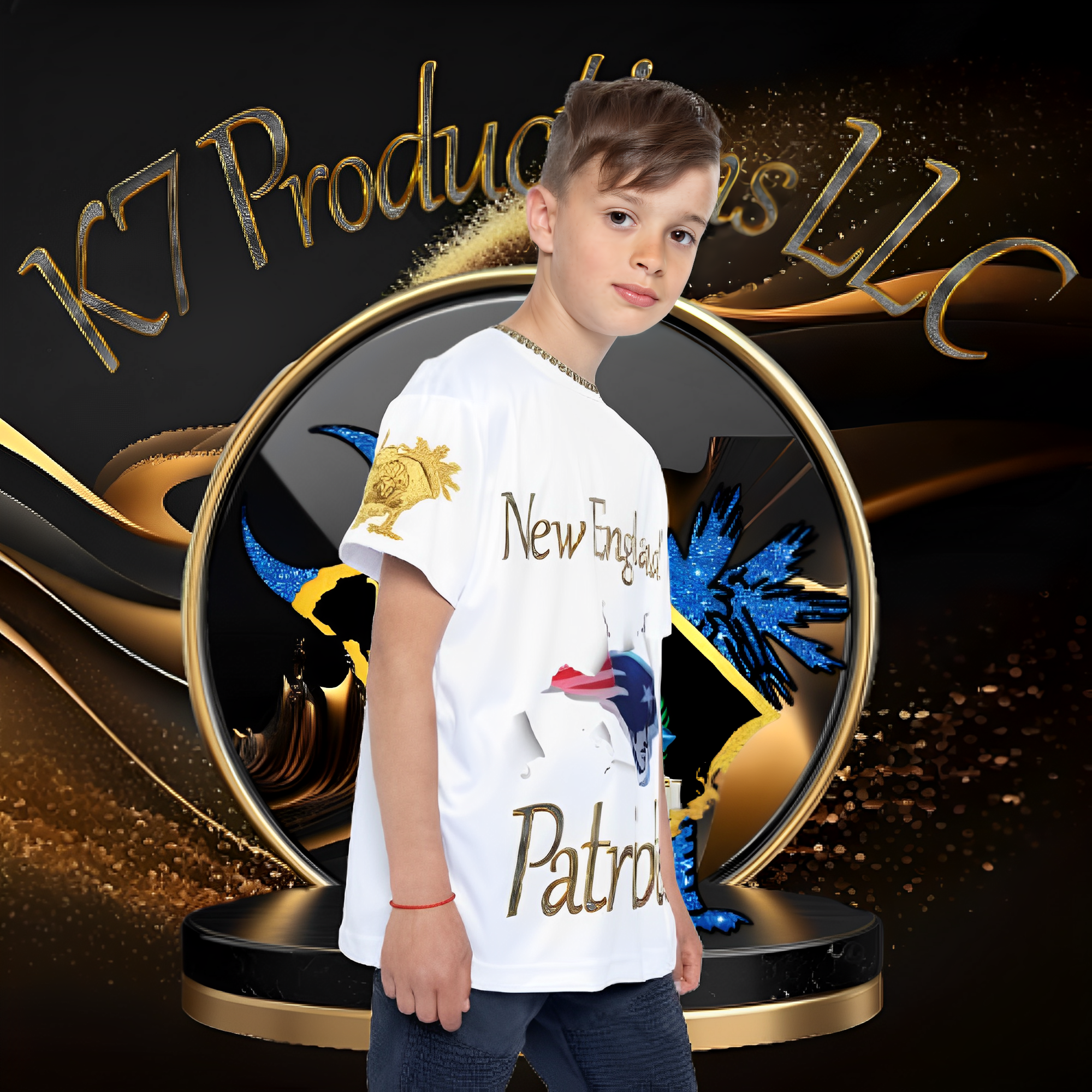 Kids Boston Fans’ Patriots Jersey product thumbnail image Kids Boston Fans’ Patriots Jersey product thumbnail image