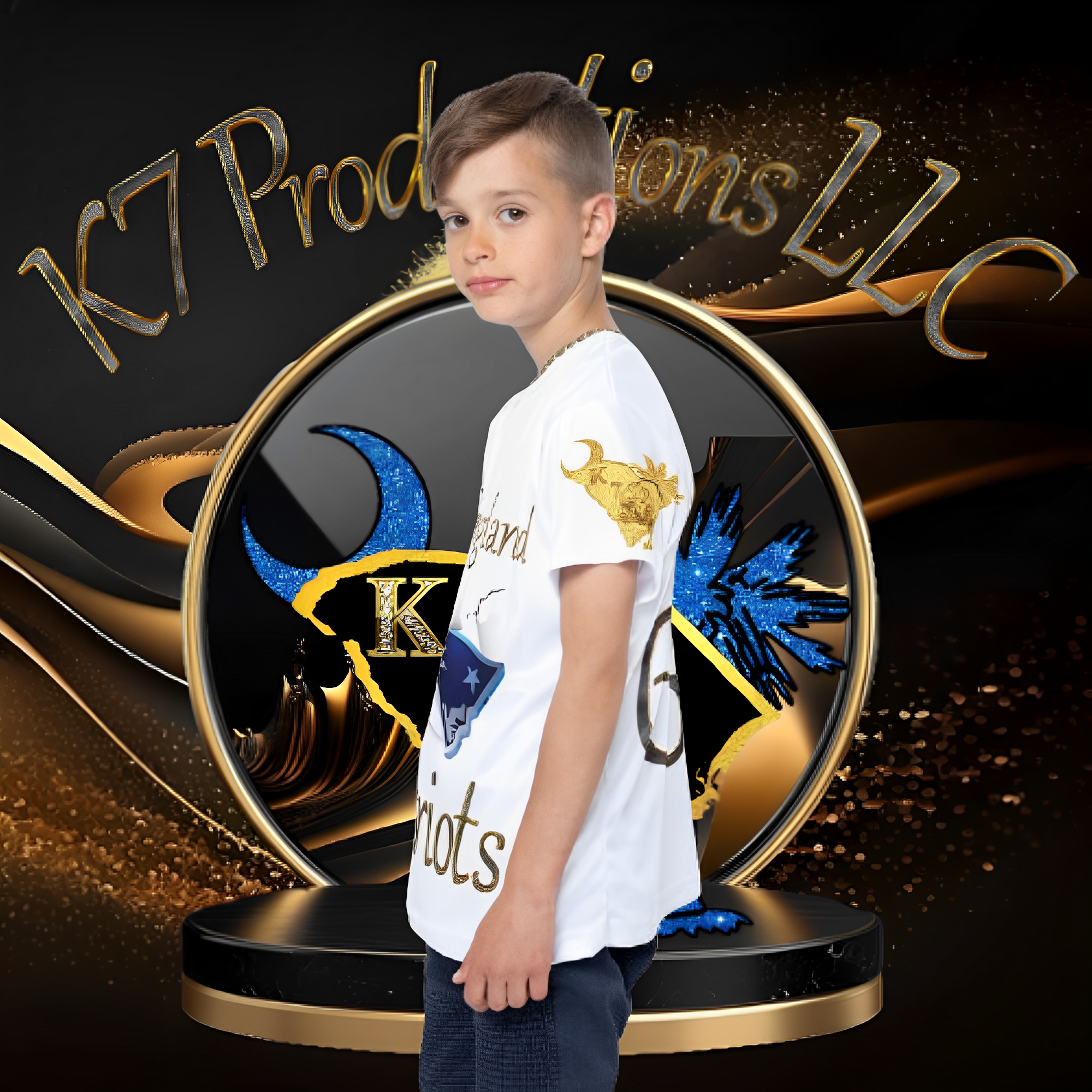 Kids Boston Fans’ Patriots Jersey product thumbnail image Kids Boston Fans’ Patriots Jersey product thumbnail image