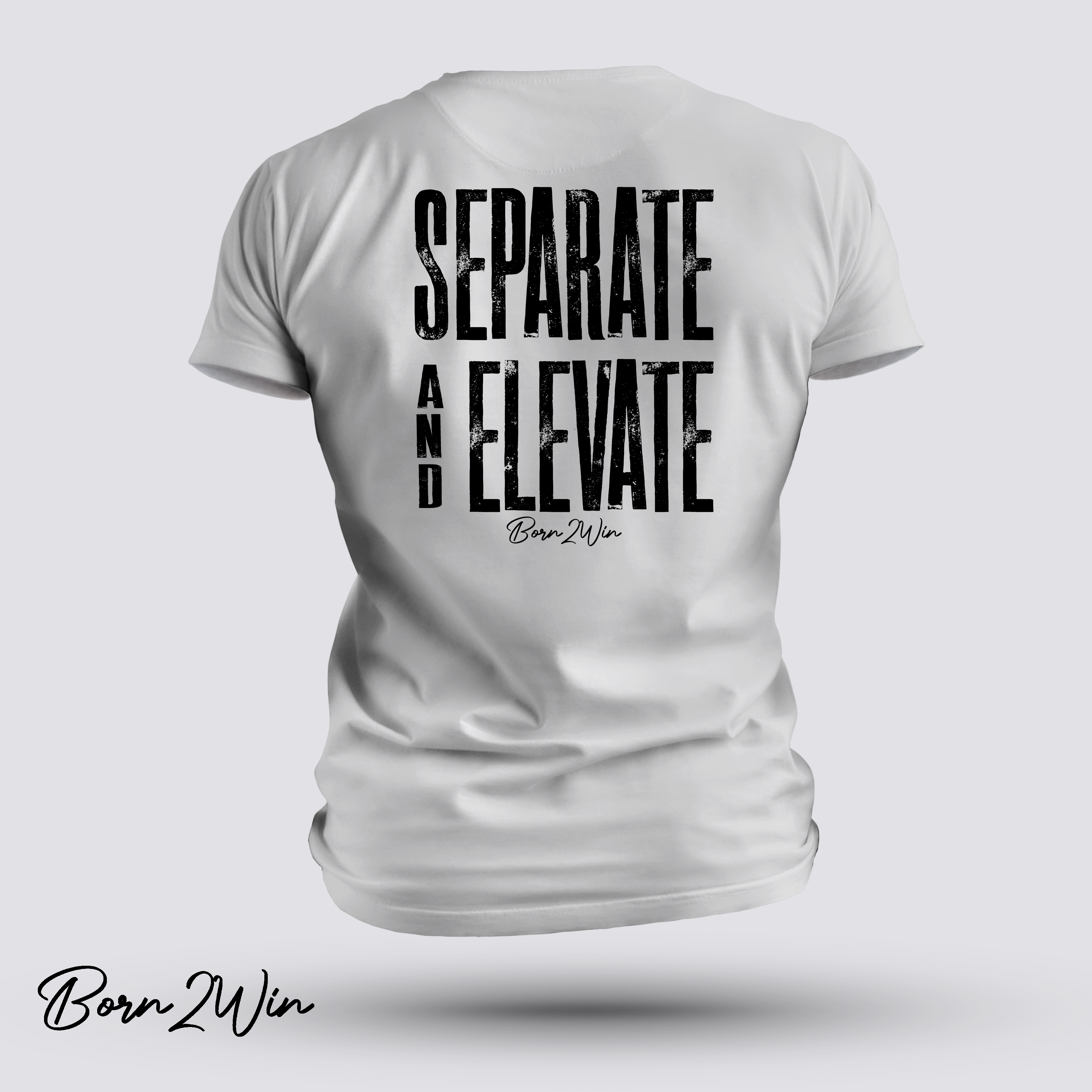 Separate and Elevate - Unisex Jersey Short Sleeve Tee product thumbnail image Separate and Elevate - Unisex Jersey Short Sleeve Tee product thumbnail image