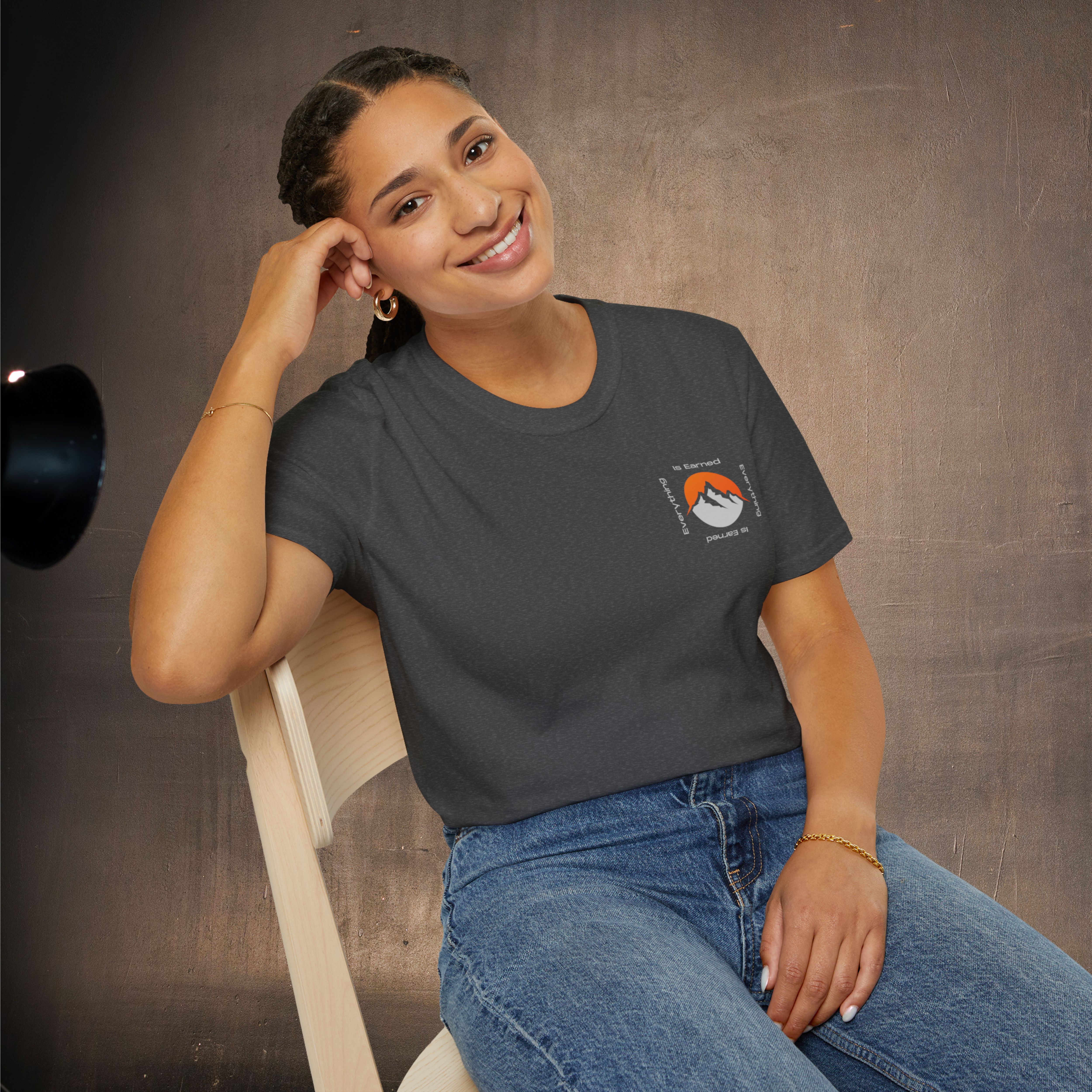 Everything is Earned Tee, Motivational Graphic Shirt, Inspirational Unisex Top, Empowering Quote Clothing, Positive Vibes Tee product thumbnail image Everything is Earned Tee, Motivational Graphic Shirt, Inspirational Unisex Top, Empowering Quote Clothing, Positive Vibes Tee product thumbnail image