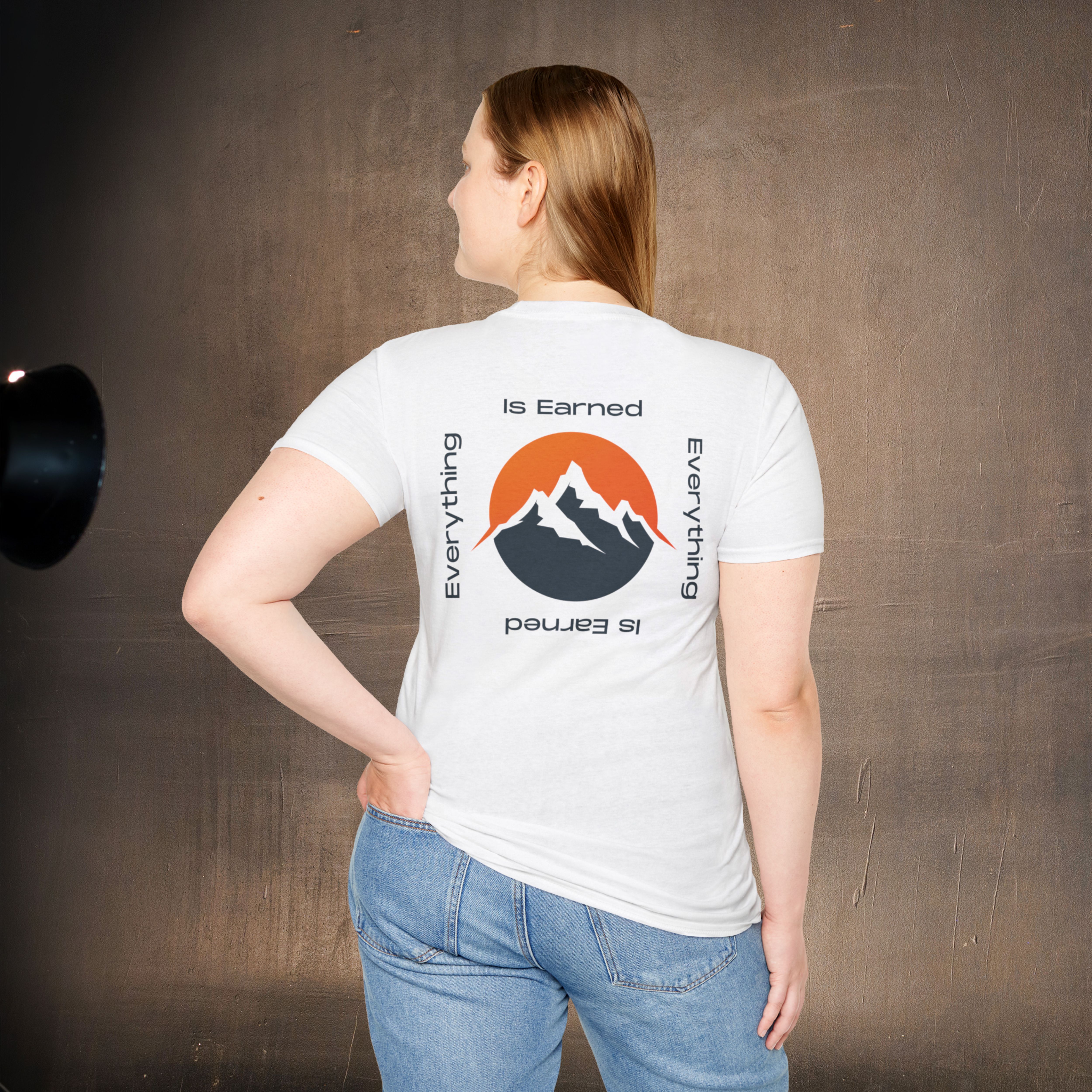 Everything is Earned Tee, Motivational Graphic Shirt, Inspirational Unisex Top, Empowering Quote Clothing, Positive Vibes Tee product thumbnail image Everything is Earned Tee, Motivational Graphic Shirt, Inspirational Unisex Top, Empowering Quote Clothing, Positive Vibes Tee product thumbnail image