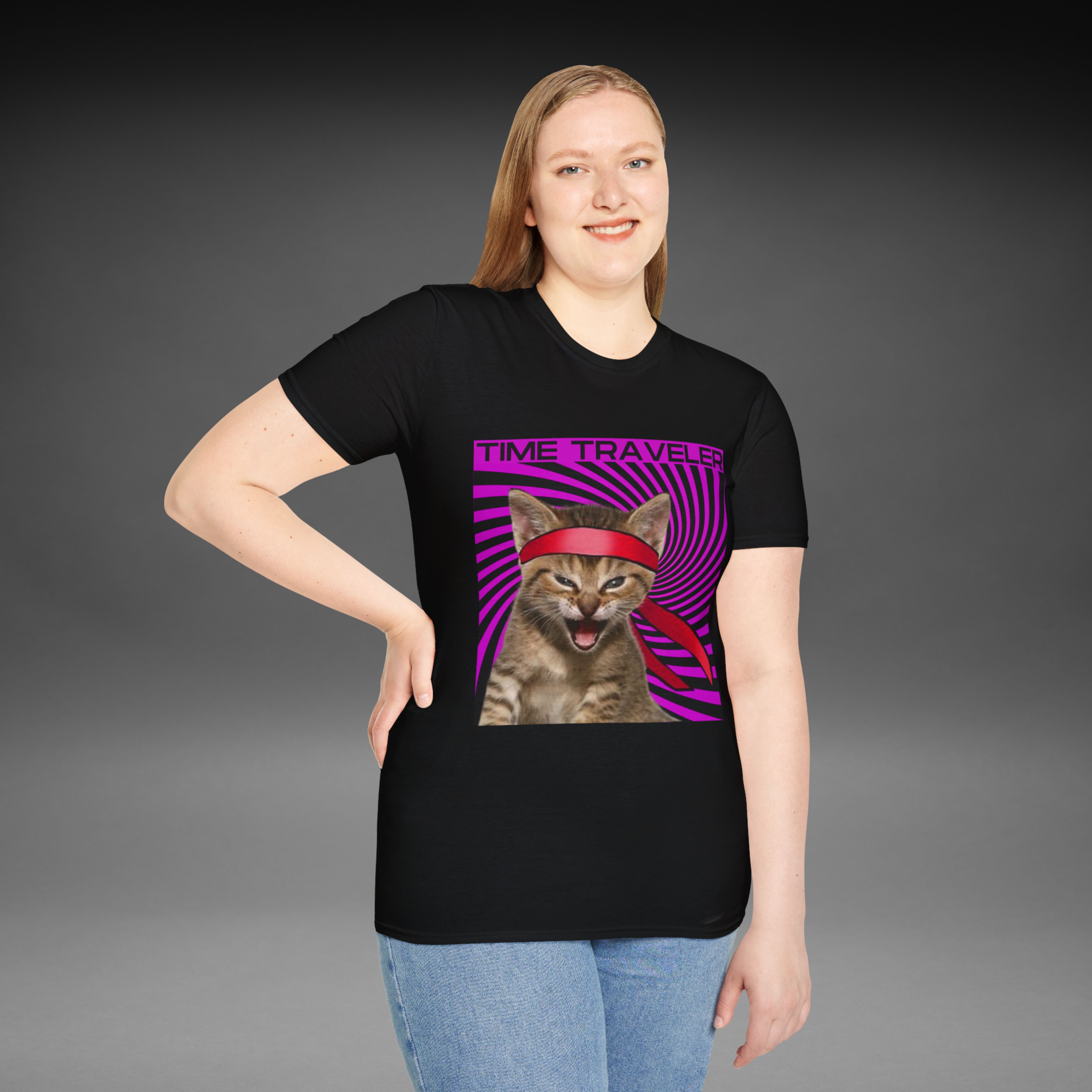 Roaring Kitty Time Traveler Unisex T-Shirt, GME, Vintage Graphic Shirt, Retro Animal Top, Finance product thumbnail image Roaring Kitty Time Traveler Unisex T-Shirt, GME, Vintage Graphic Shirt, Retro Animal Top, Finance product thumbnail image