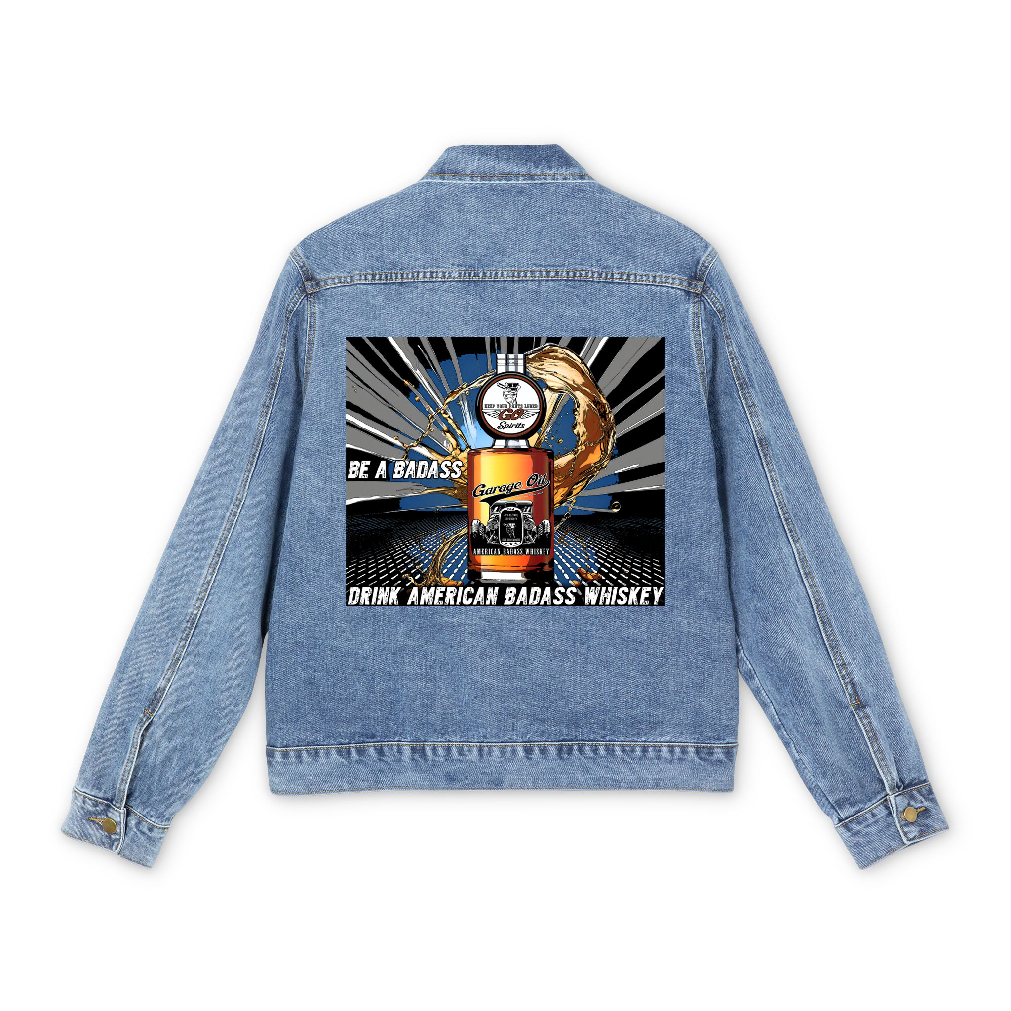 Men's Badass Denim Jacket product thumbnail image Men's Badass Denim Jacket product thumbnail image