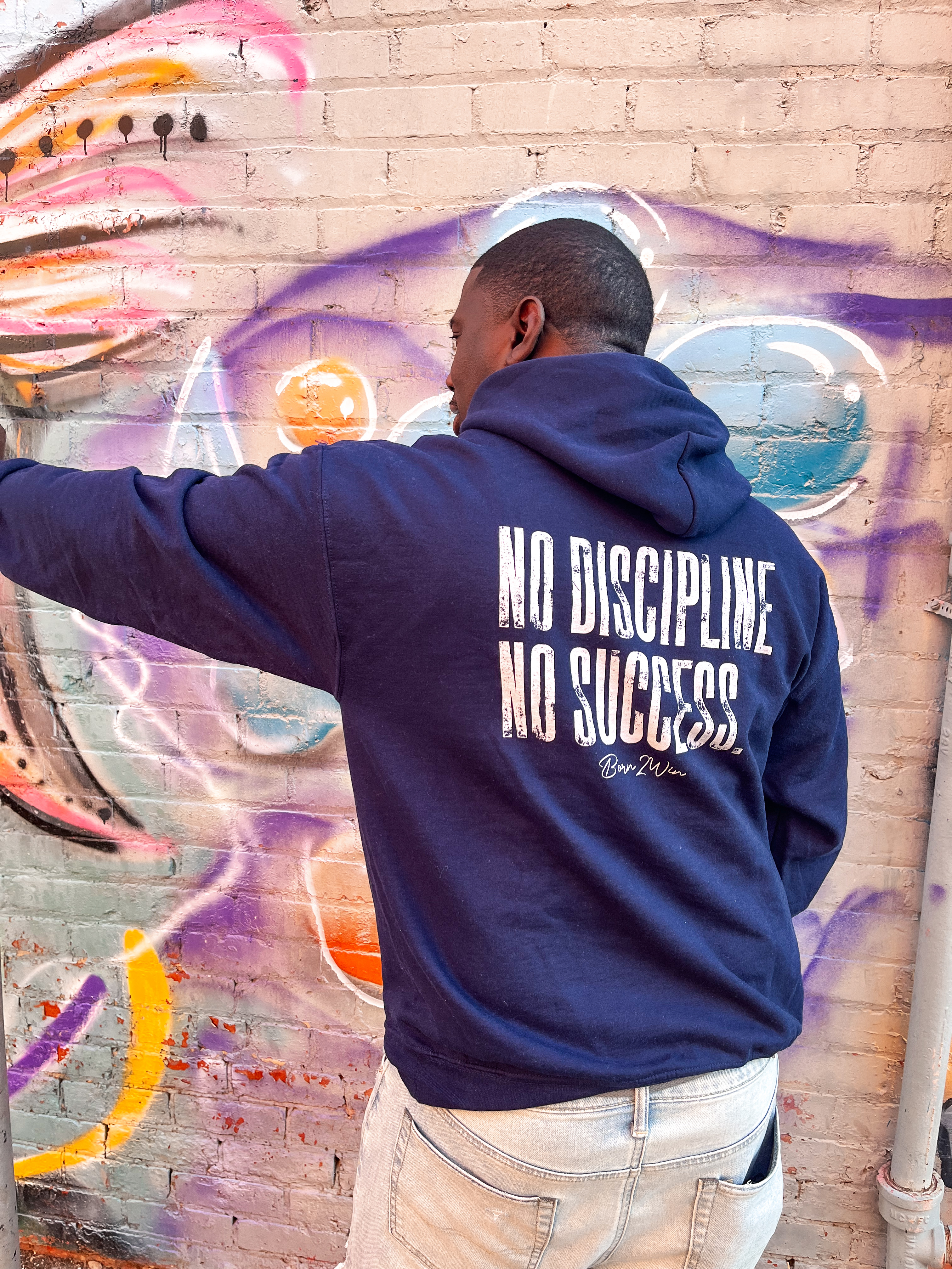 No Discipline No Success Unisex Hoodie product thumbnail image No Discipline No Success Unisex Hoodie product thumbnail image