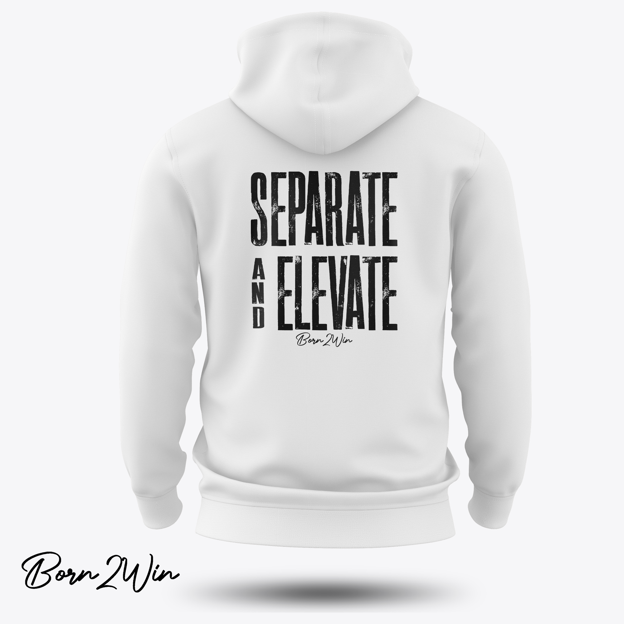 Separate and Elevate Unisex Hoodie product thumbnail image Separate and Elevate Unisex Hoodie product thumbnail image