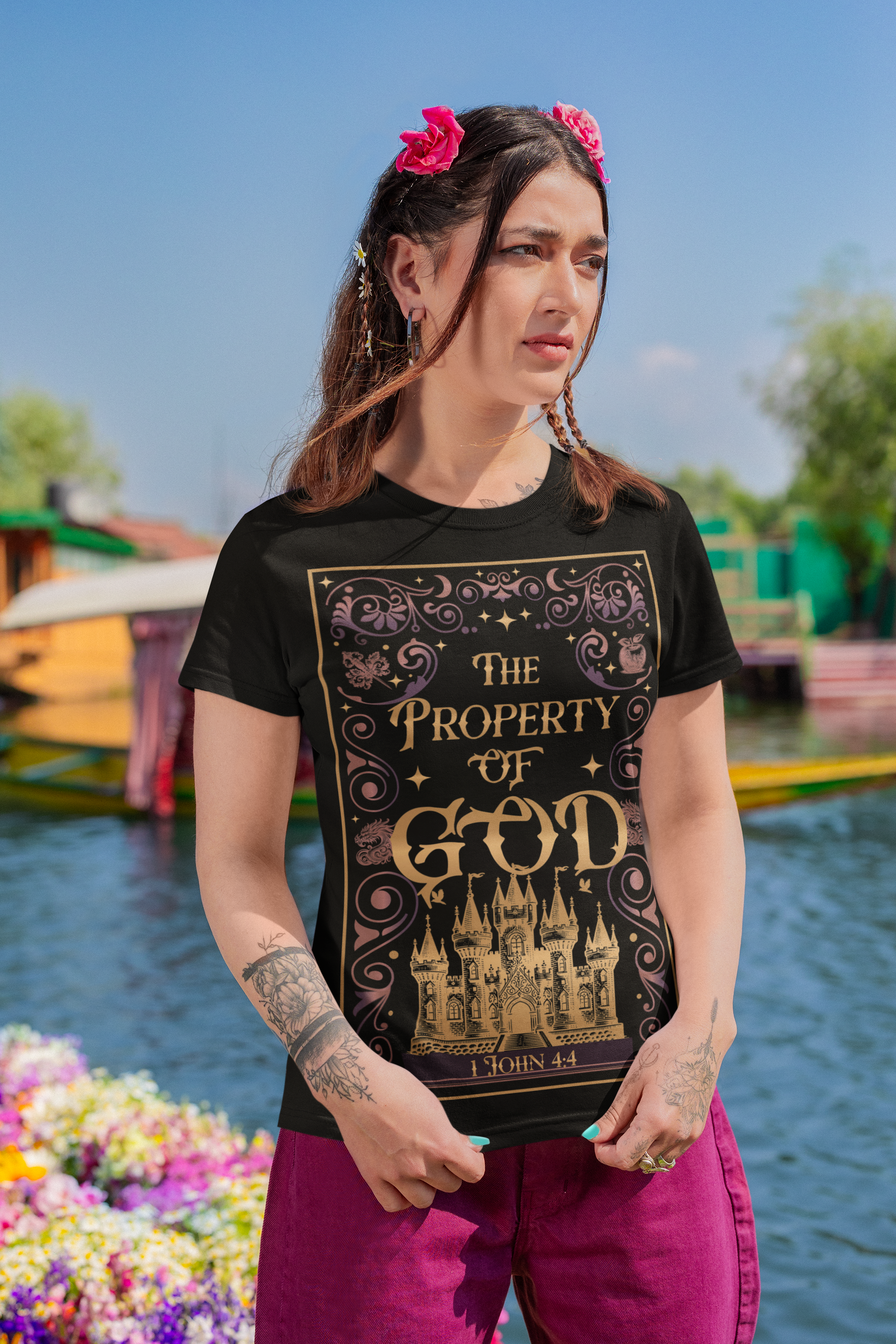 The Property of God Unisex Jersey Tee - Faith-Inspired Short Sleeve Shirt product thumbnail image The Property of God Unisex Jersey Tee - Faith-Inspired Short Sleeve Shirt product thumbnail image