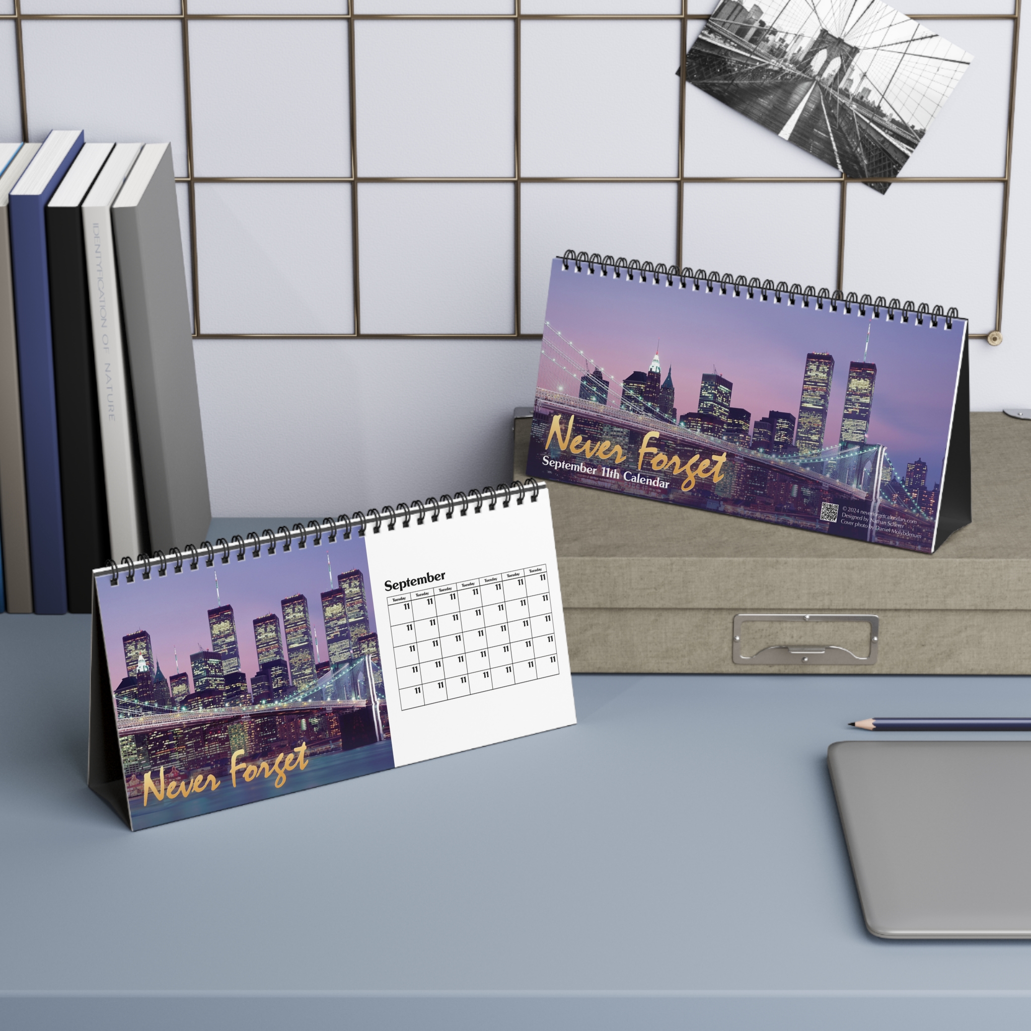 Never Forget September 11th Desktop Calendar
