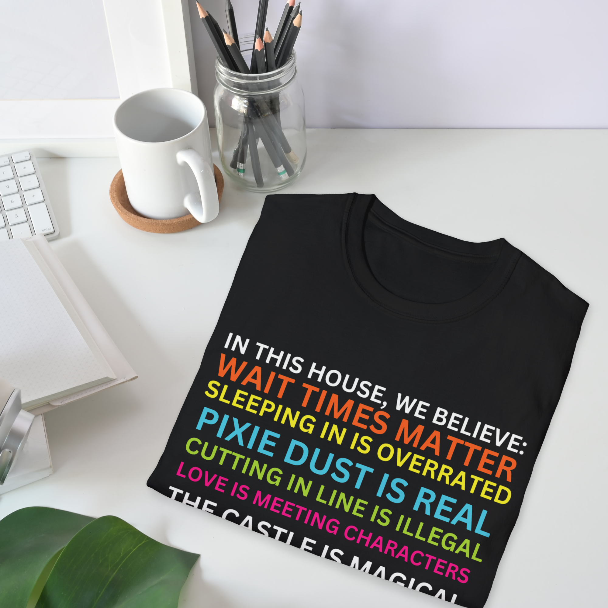 In This House We Believe Theme Park Shirt product thumbnail image In This House We Believe Theme Park Shirt product thumbnail image