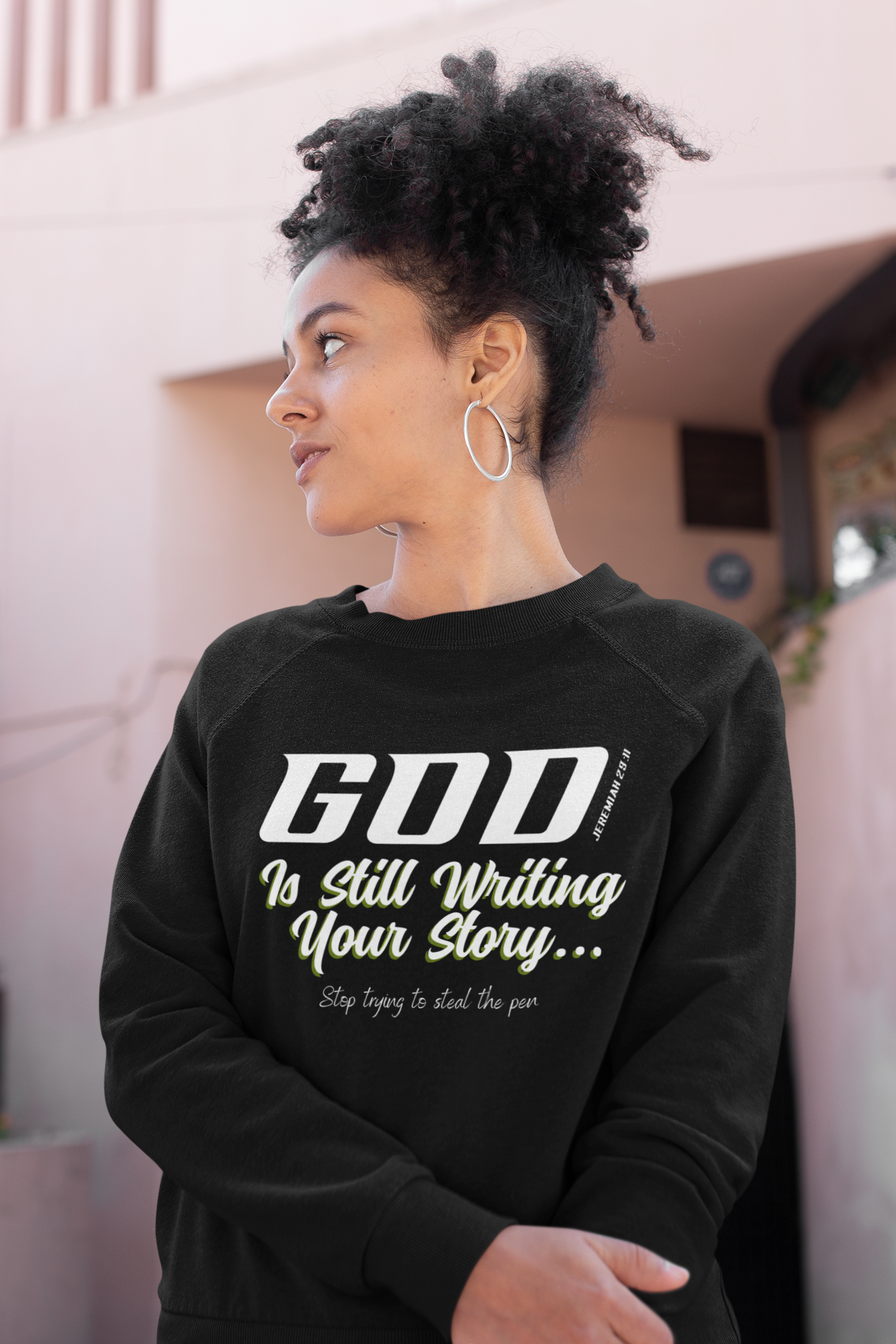 God Is Still Writing - Faith Based Christian Sweatshirt - God is Still Writing Your Story product thumbnail image God Is Still Writing - Faith Based Christian Sweatshirt - God is Still Writing Your Story product thumbnail image