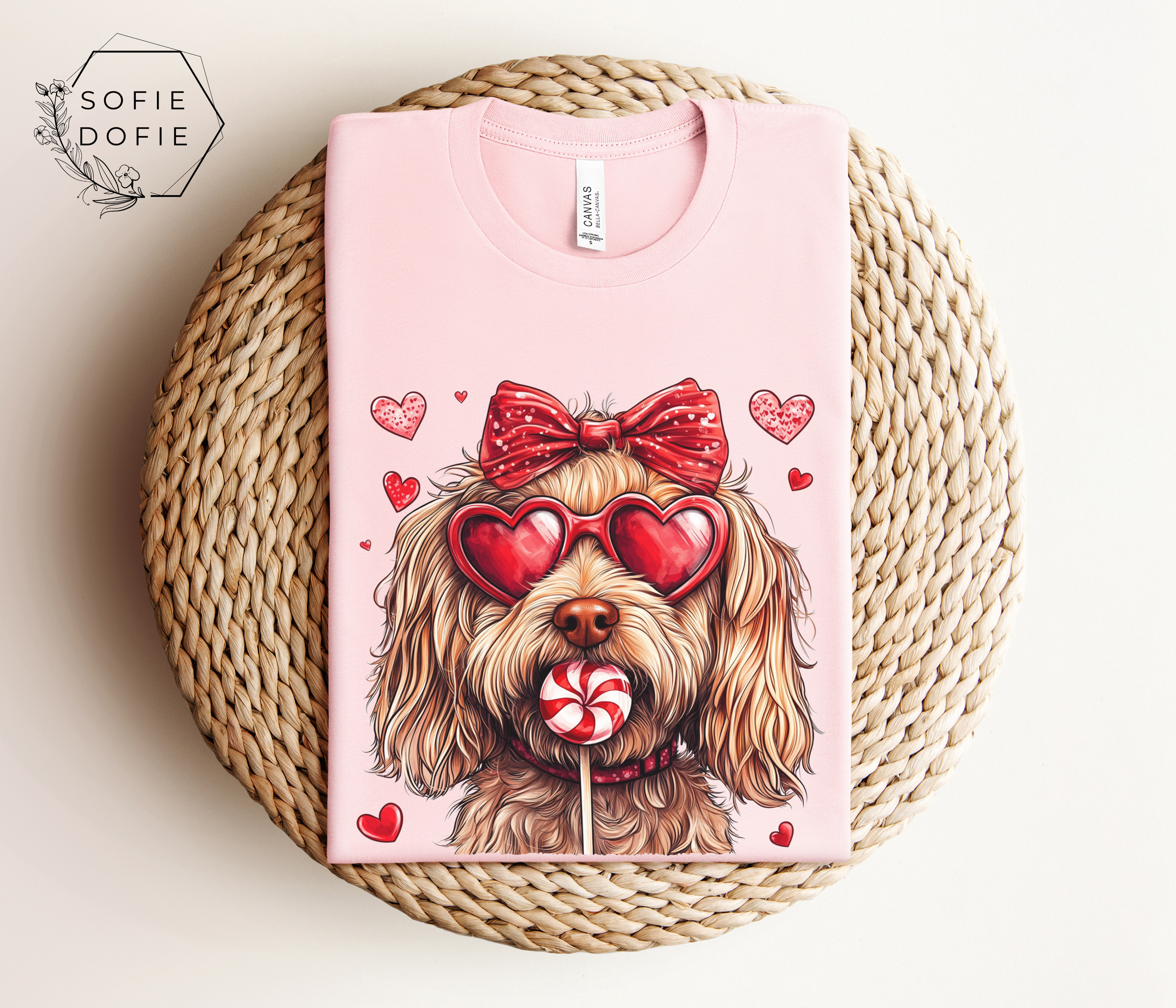 Dog Valentine Tee product thumbnail image Dog Valentine Tee product thumbnail image