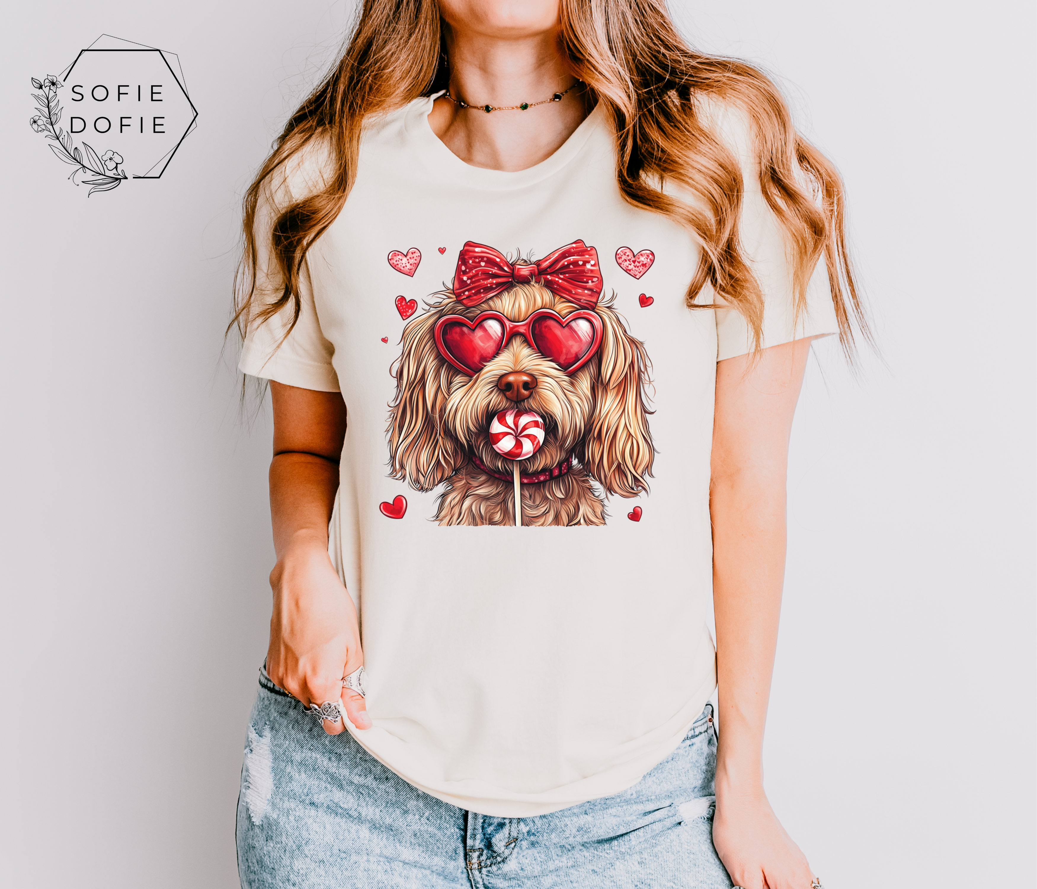 Dog Valentine Tee product thumbnail image Dog Valentine Tee product thumbnail image