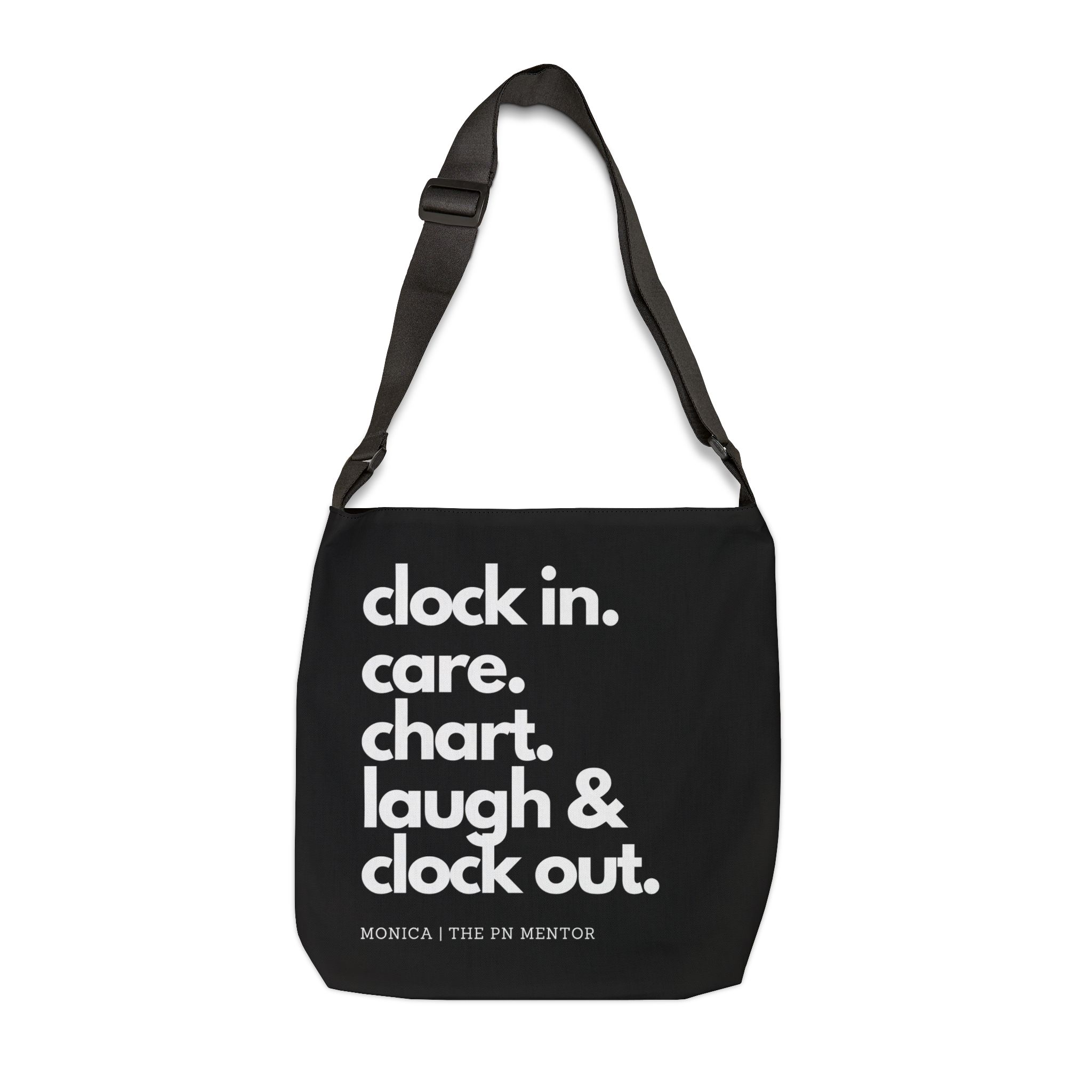 Clock In Tote Bag product thumbnail image Clock In Tote Bag product thumbnail image