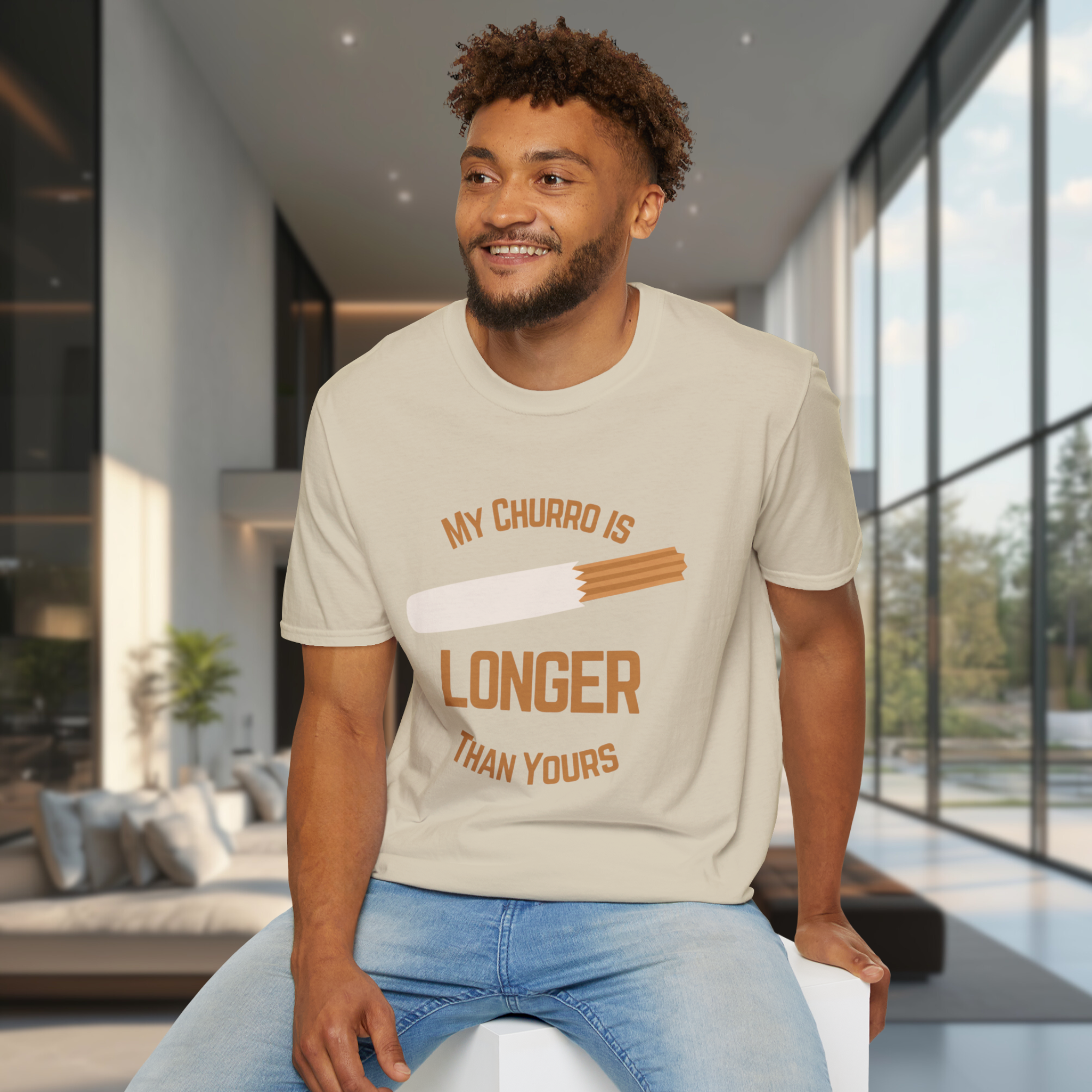 My Churro is Longer Than Yours Funny Theme Park T-Shirt product thumbnail image My Churro is Longer Than Yours Funny Theme Park T-Shirt product thumbnail image