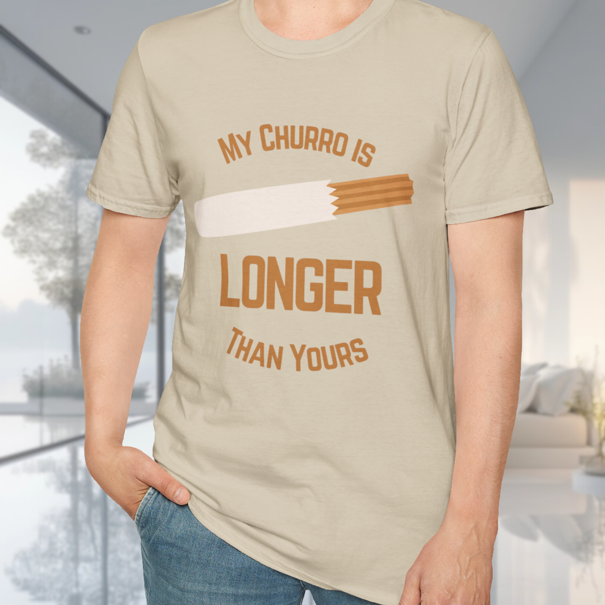 My Churro is Longer Than Yours Funny Theme Park T-Shirt product thumbnail image My Churro is Longer Than Yours Funny Theme Park T-Shirt product thumbnail image