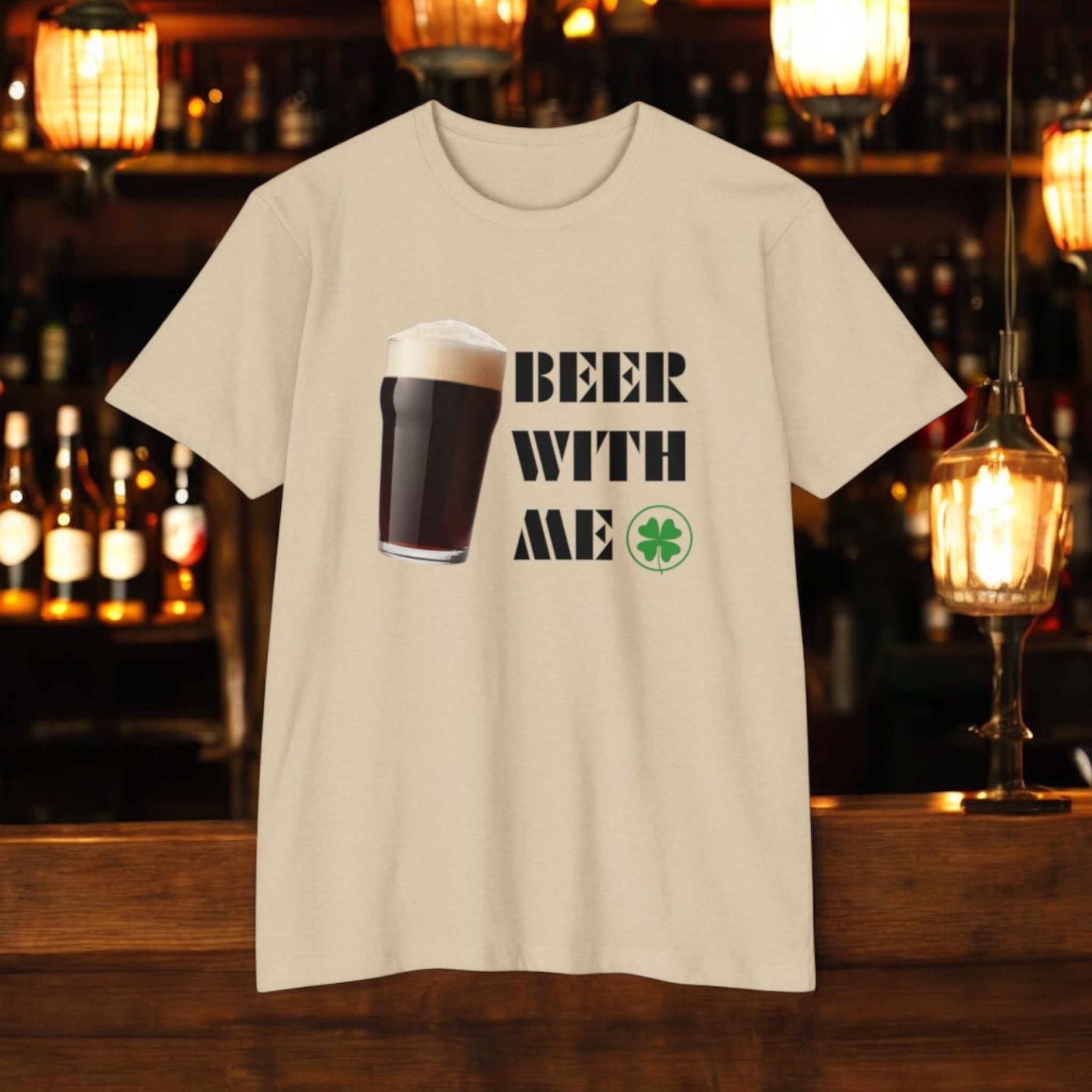 BEER WITH ME Unisex CVC Jersey T-shirt product thumbnail image BEER WITH ME Unisex CVC Jersey T-shirt product thumbnail image