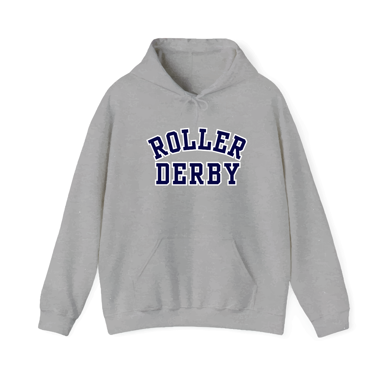 Roller Derby Varsity Hoodie - Heather Grey product thumbnail image Roller Derby Varsity Hoodie - Heather Grey product thumbnail image