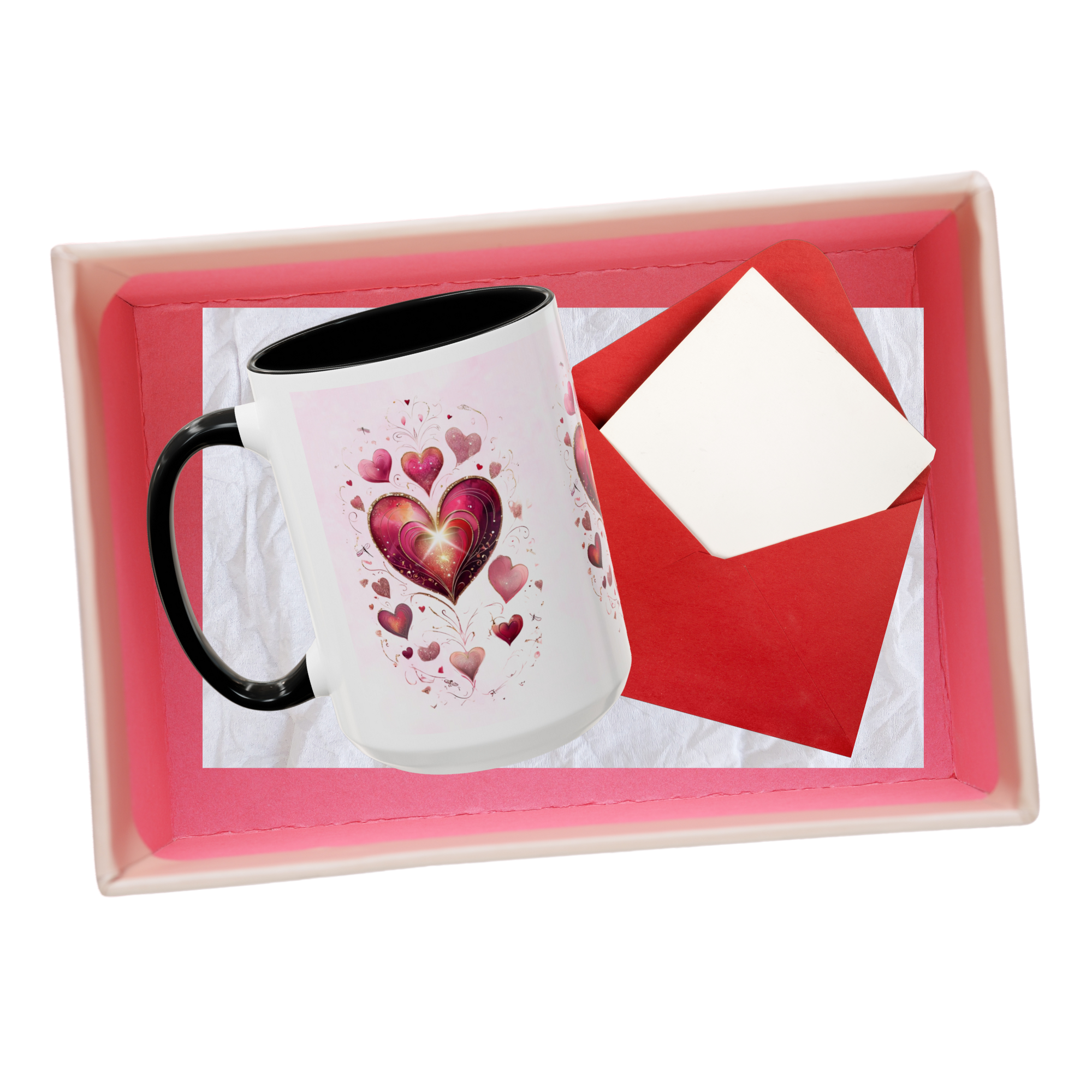 Personalized Valentine’s Day Mug - Custom Name Coffee Cup - Romantic Heart Design - Gift for Her (15oz) product thumbnail image Personalized Valentine’s Day Mug - Custom Name Coffee Cup - Romantic Heart Design - Gift for Her (15oz) product thumbnail image