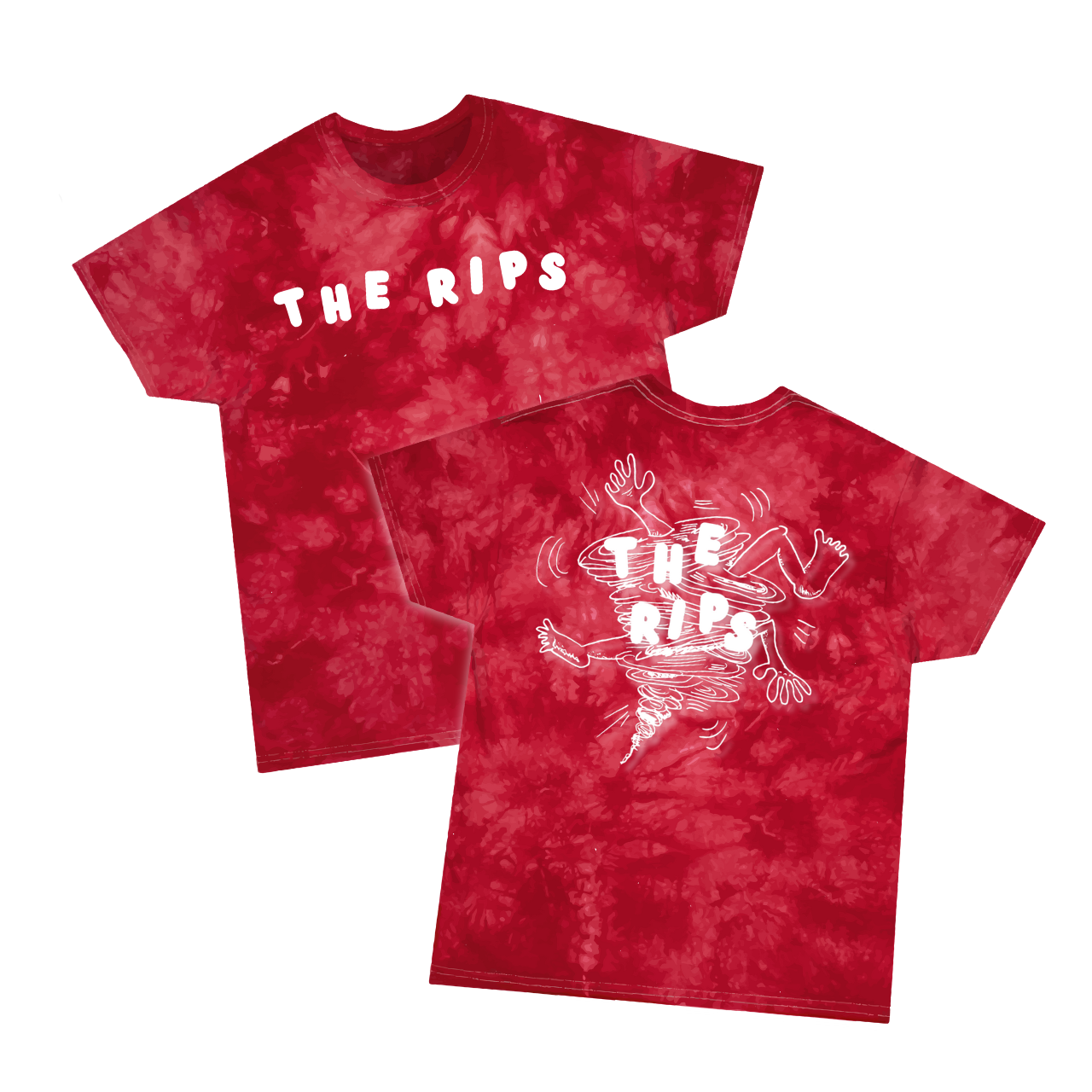 The Rips Tie-Dye Tee - Red product thumbnail image The Rips Tie-Dye Tee - Red product thumbnail image