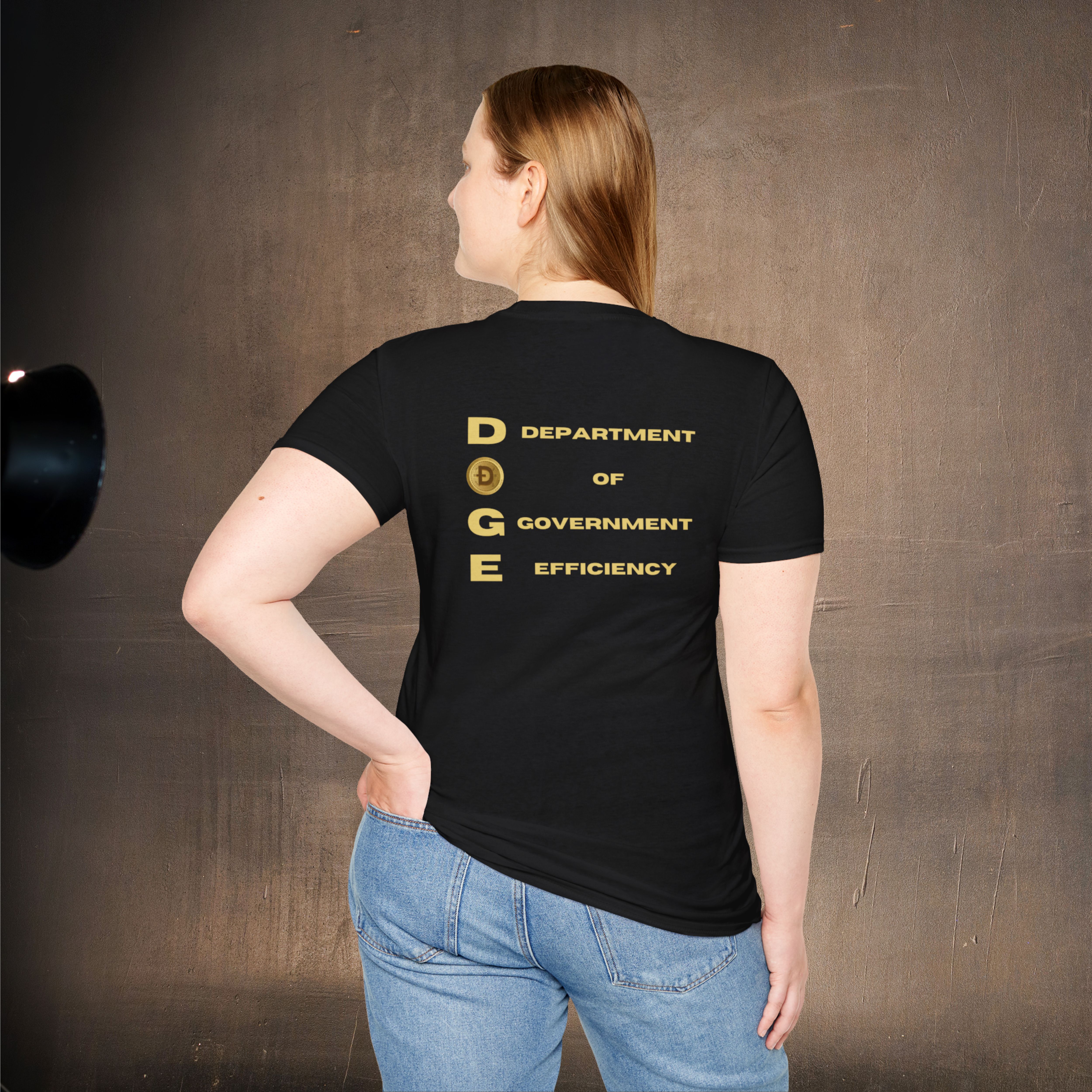 DOGE Crypto Department of Government Efficiency Unisex Tee Shirt, Political Shirt, Funny Tee, Crypto Apparel, Dogecoin Shirt product thumbnail image DOGE Crypto Department of Government Efficiency Unisex Tee Shirt, Political Shirt, Funny Tee, Crypto Apparel, Dogecoin Shirt product thumbnail image