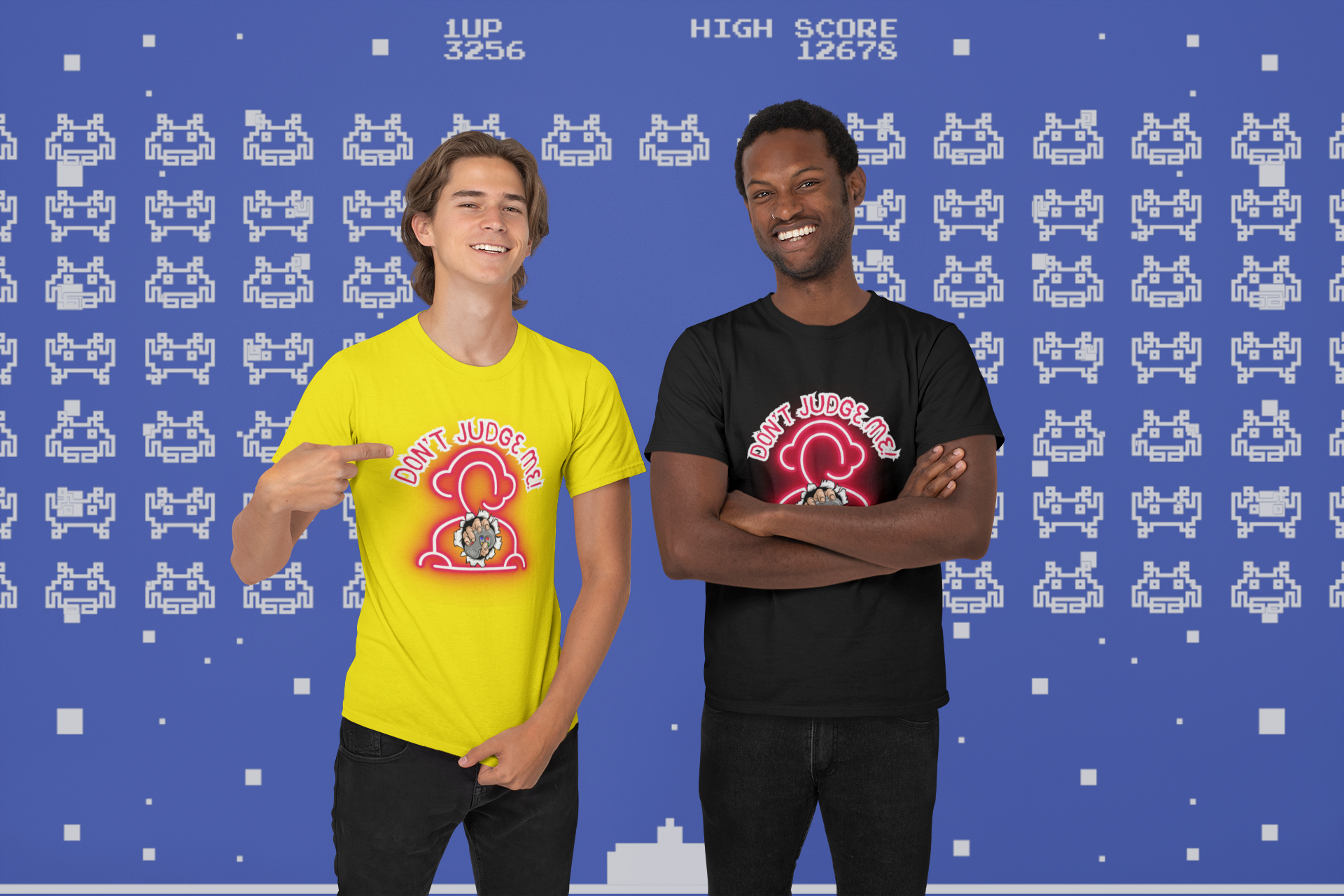 Gamer Life T-Shirt, Game on Gift for Gamers, Don't Judge Me Gamer Shirt, Gaming Vibes Unisex Shirt, Level Up Your Life Shirt product thumbnail image
