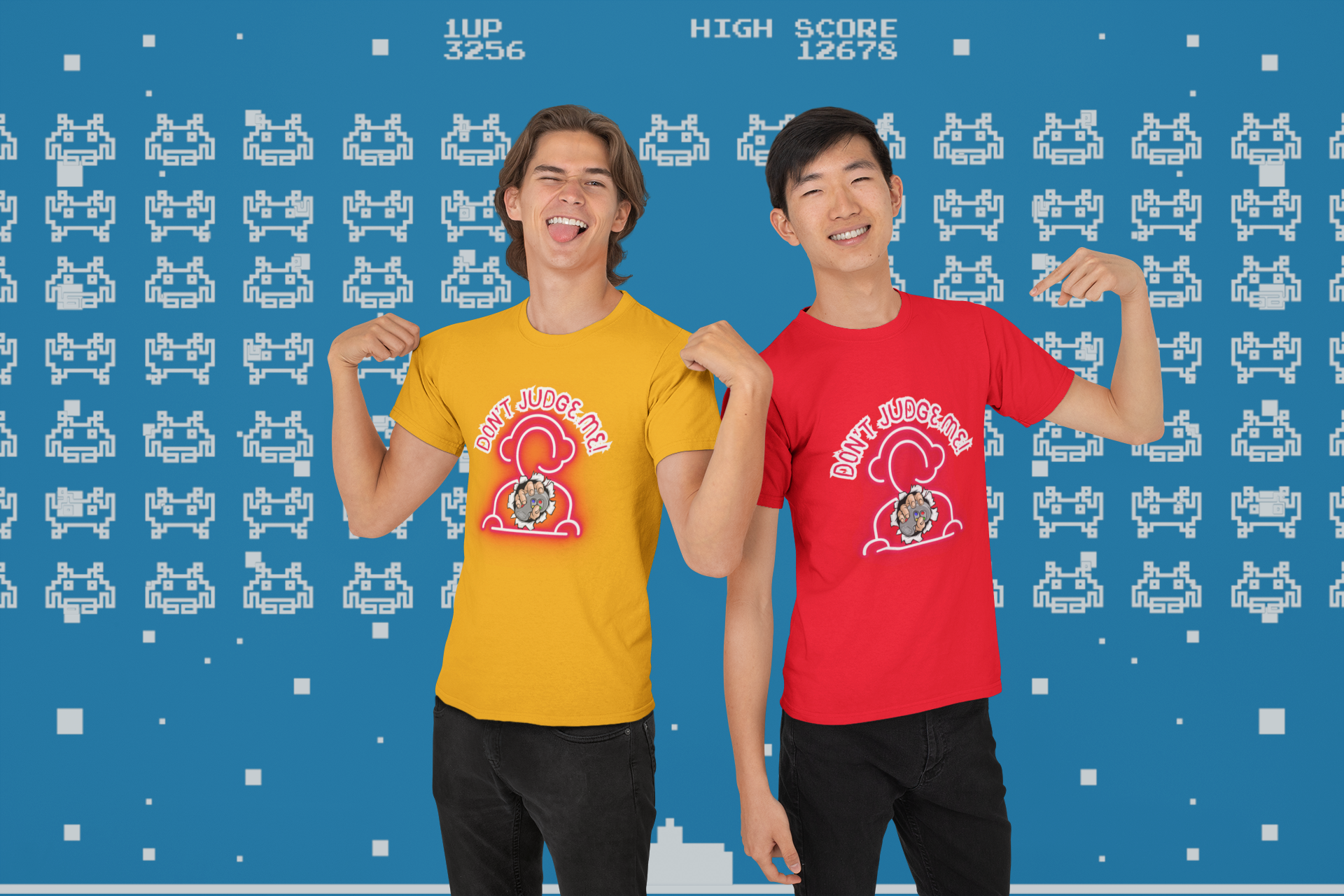 Gamer Life T-Shirt, Game on Gift for Gamers, Don't Judge Me Gamer Shirt, Gaming Vibes Unisex Shirt, Level Up Your Life Shirt product thumbnail image