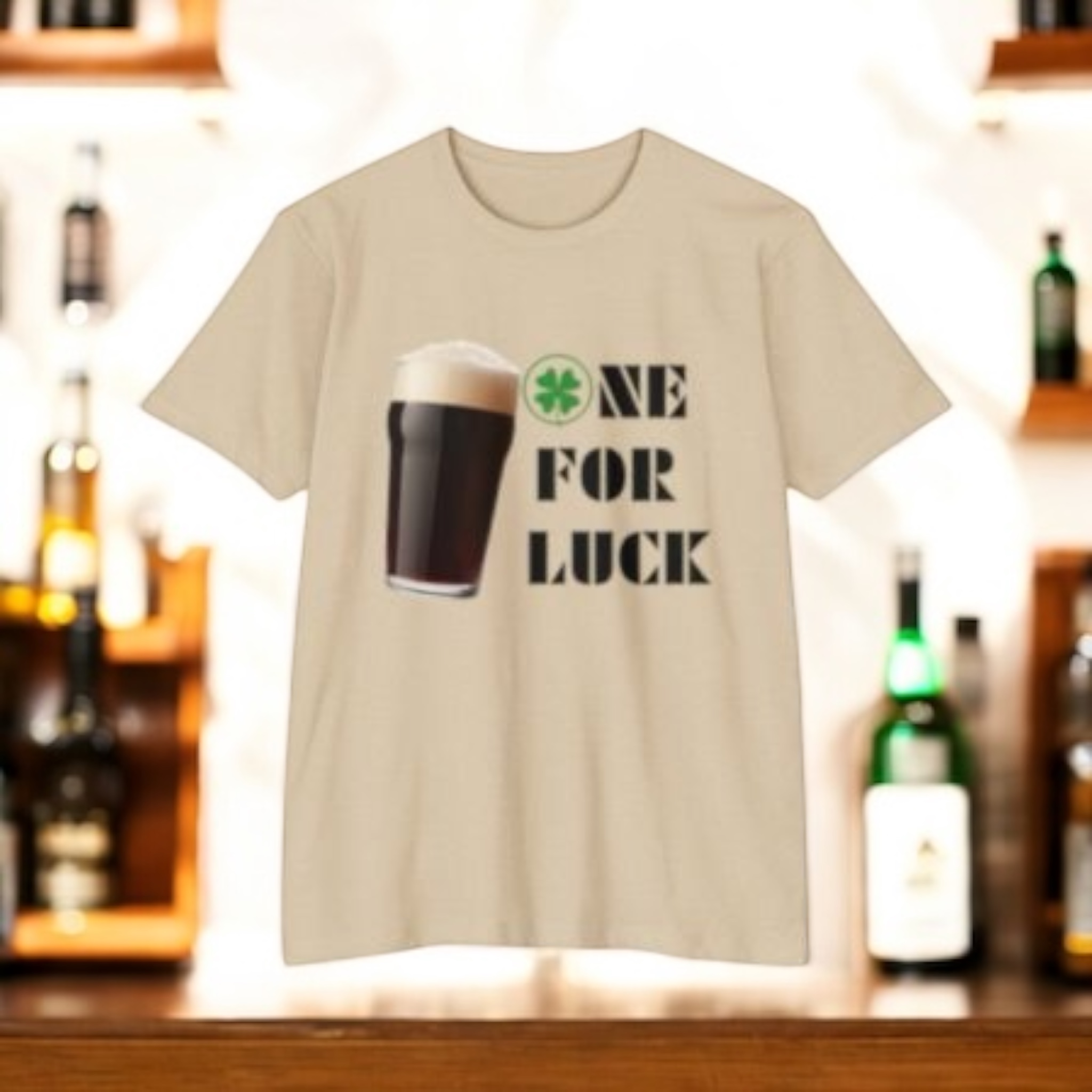 One for Luck Unisex CVC Jersey T-shirt One for Luck Unisex CVC Jersey T-shirt