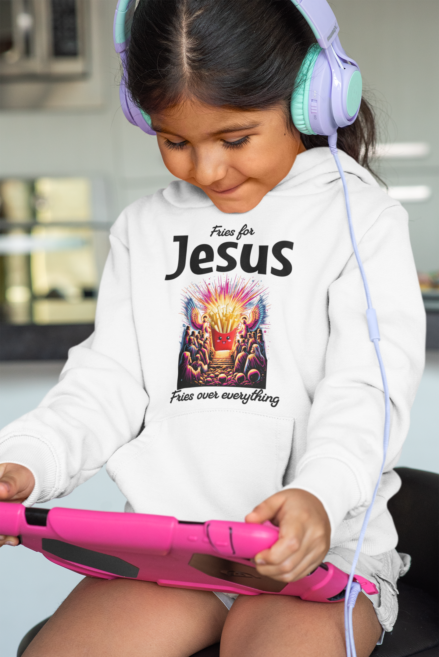 Youth Fries for Jesus Graphic Hoodie Youth Fries for Jesus Graphic Hoodie