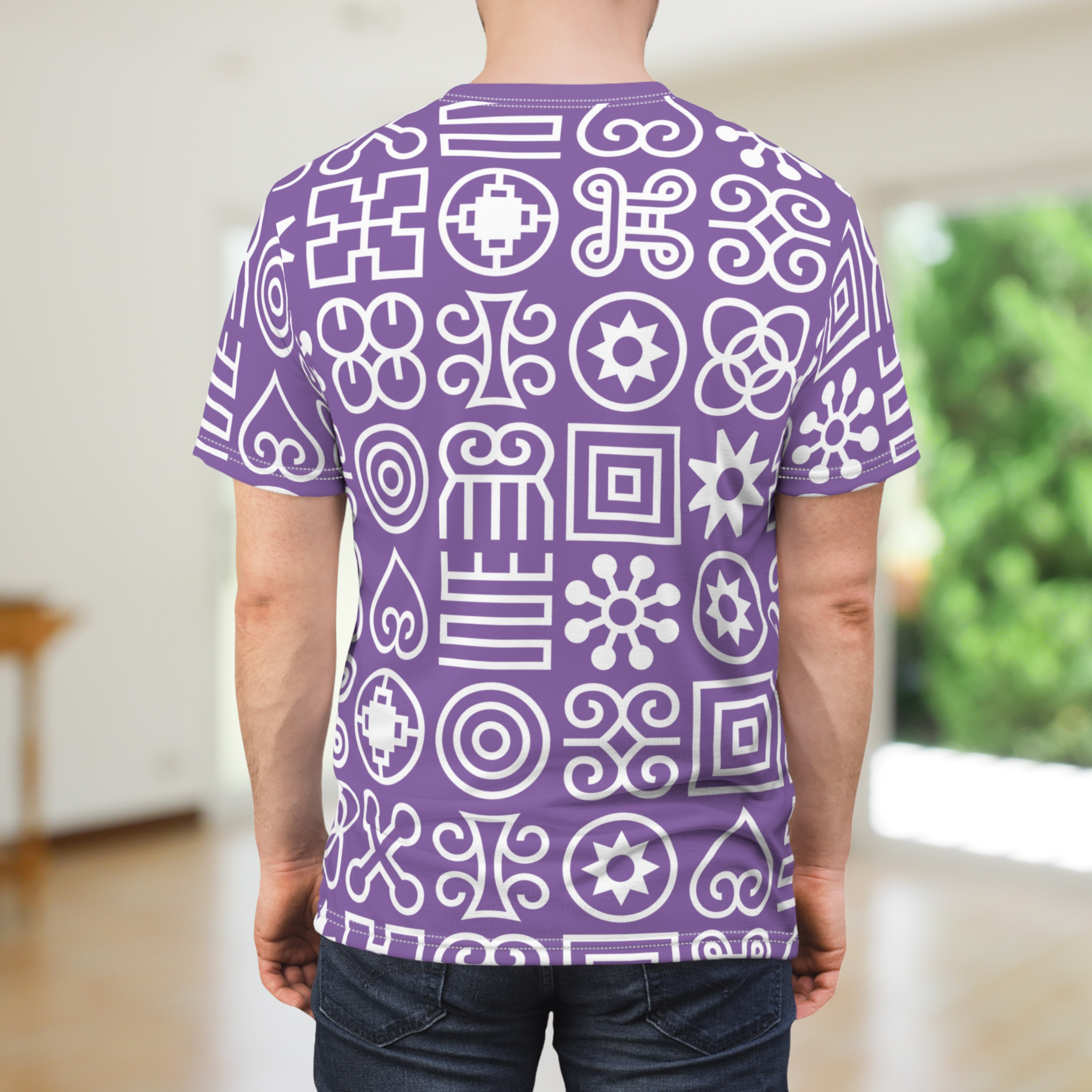 African Adinkra Pattern Unisex Tee product thumbnail image African Adinkra Pattern Unisex Tee product thumbnail image