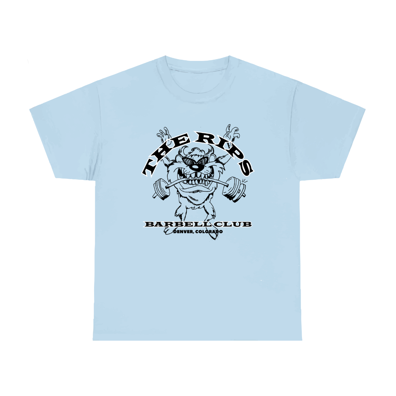 Barbell Club Tee - Light Blue product thumbnail image Barbell Club Tee - Light Blue product thumbnail image