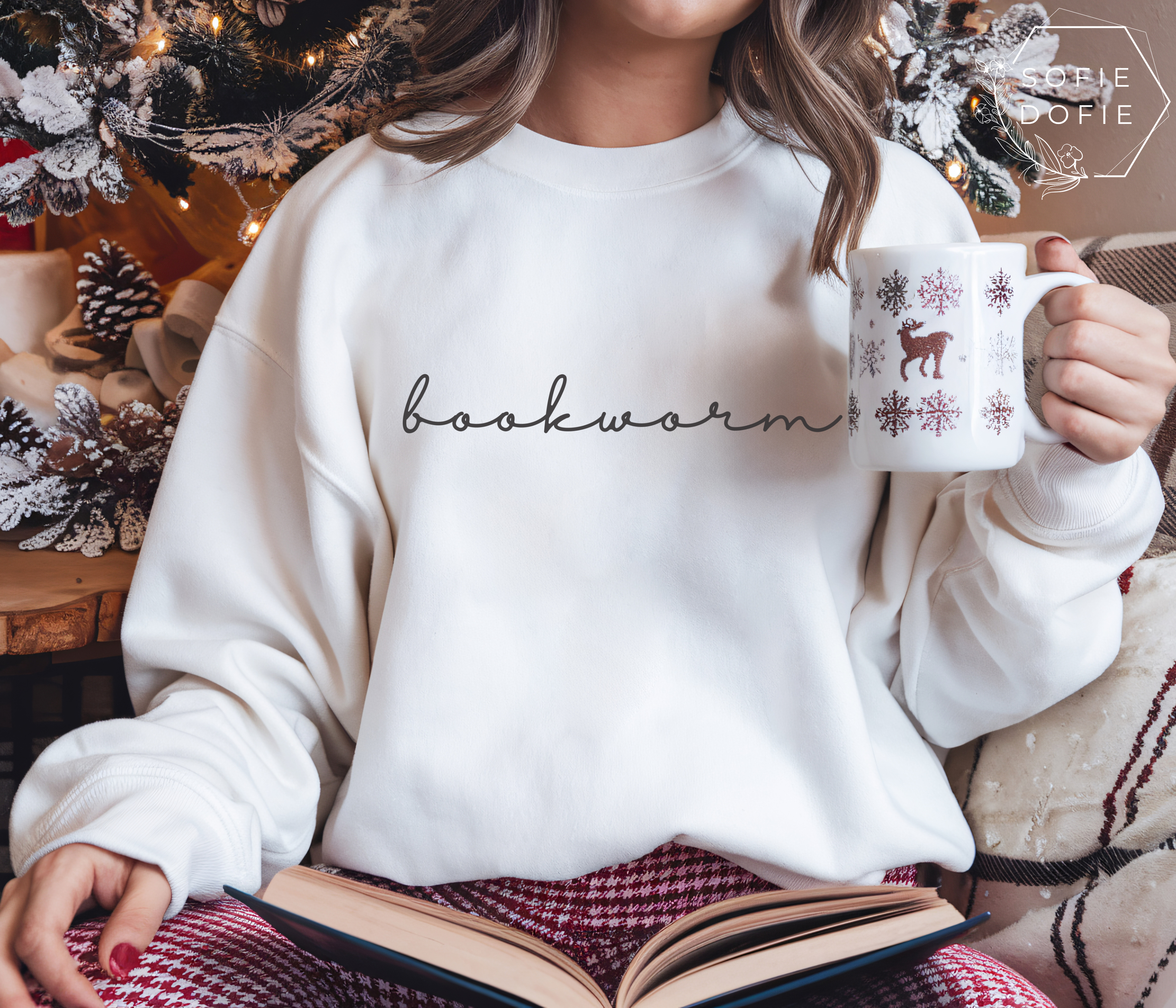 Bookworm Crewneck Sweatshirt product thumbnail image
