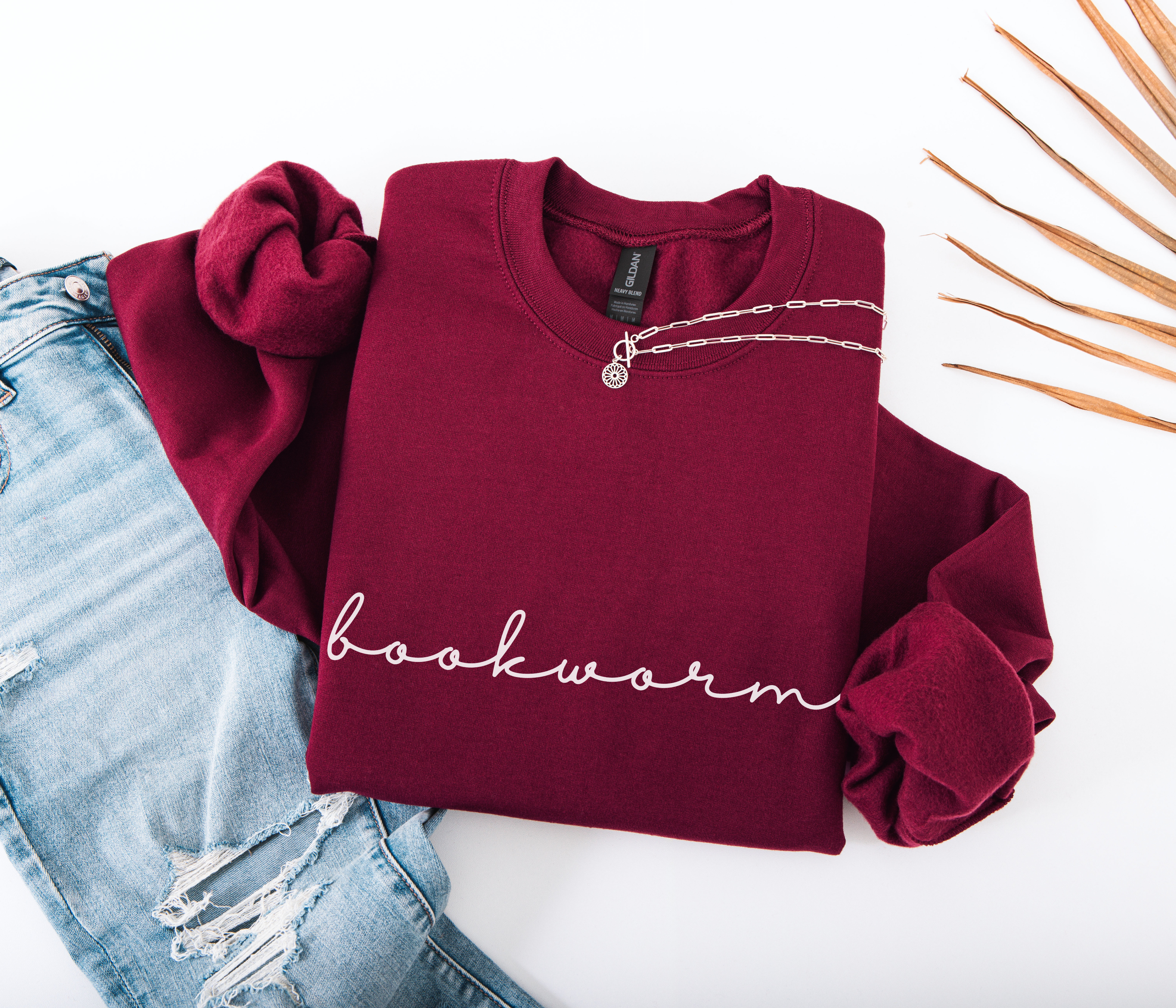 Bookworm Crewneck Sweatshirt product thumbnail image