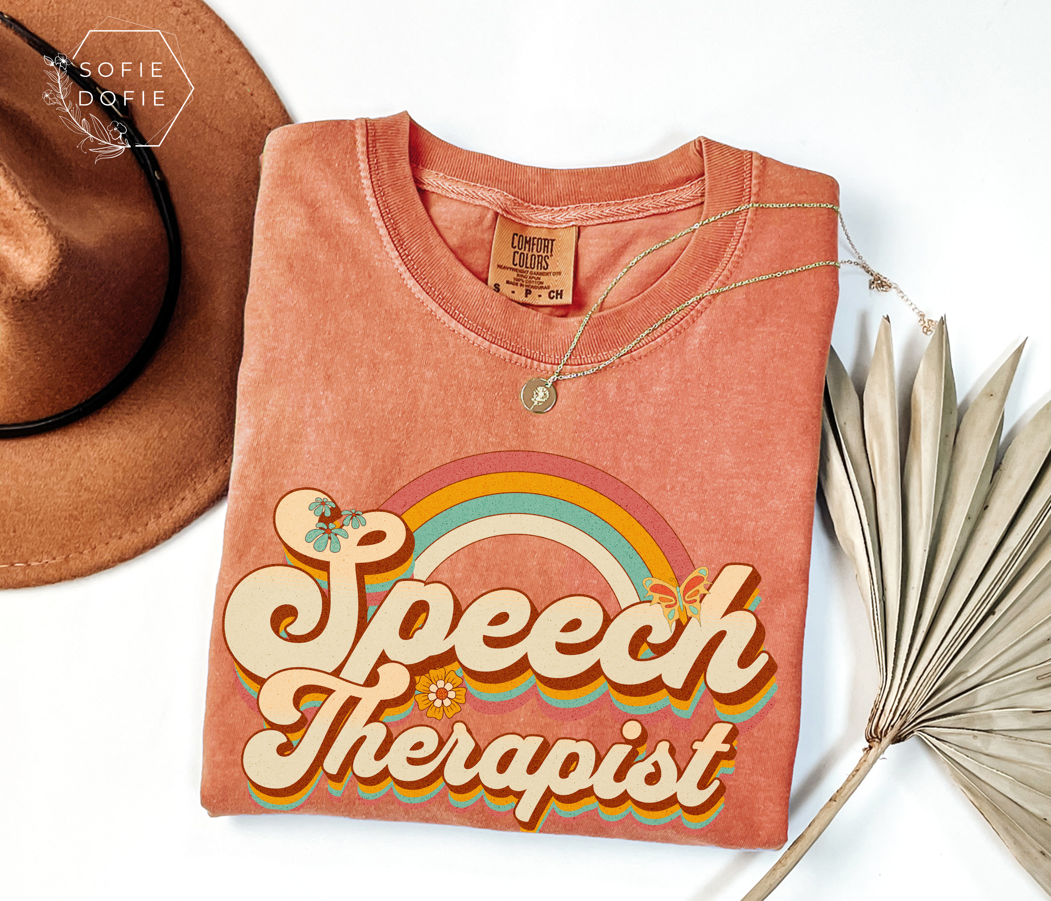 Speech Therapist Unisex Garment-Dyed T-shirt product thumbnail image