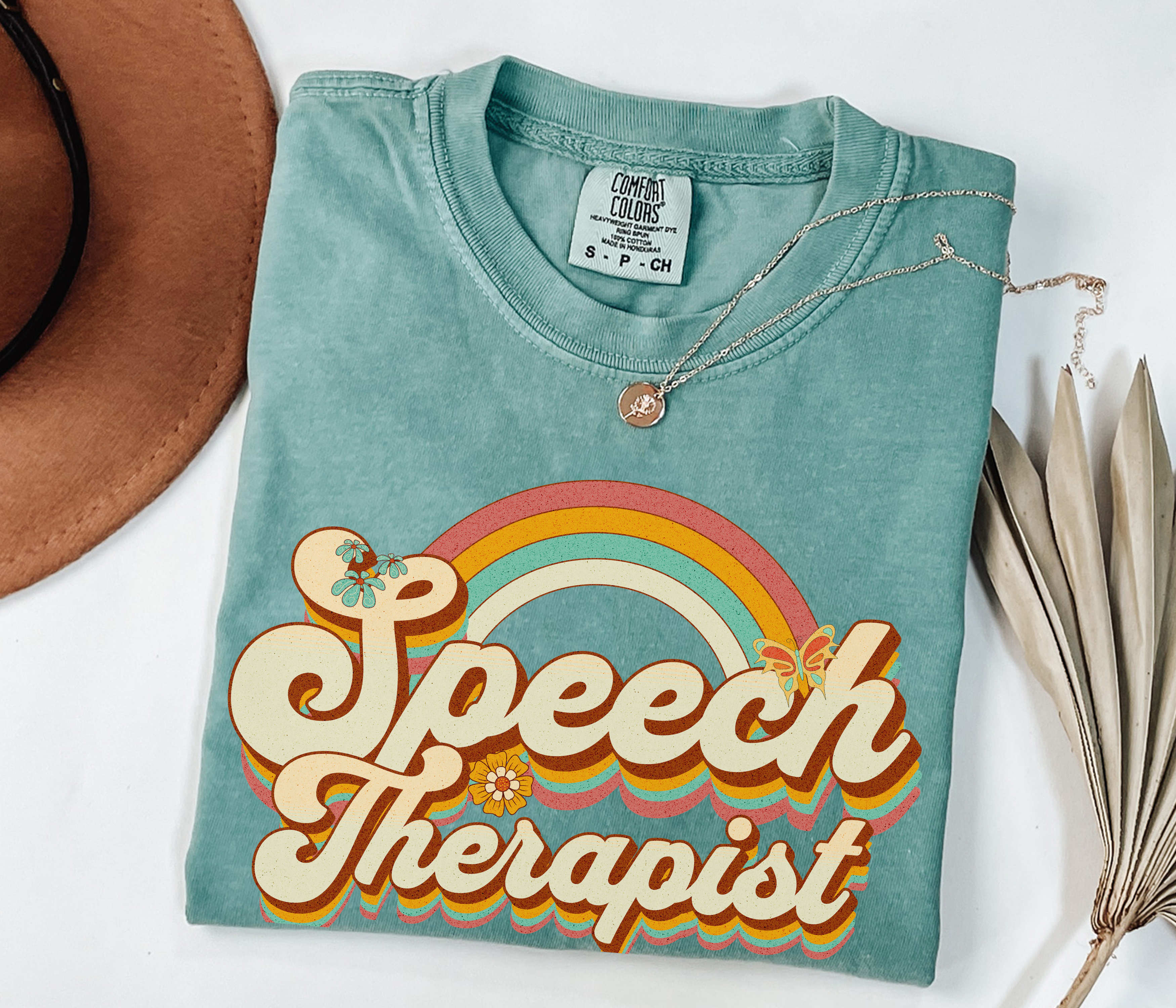 Speech Therapist Unisex Garment-Dyed T-shirt product thumbnail image Speech Therapist Unisex Garment-Dyed T-shirt product thumbnail image