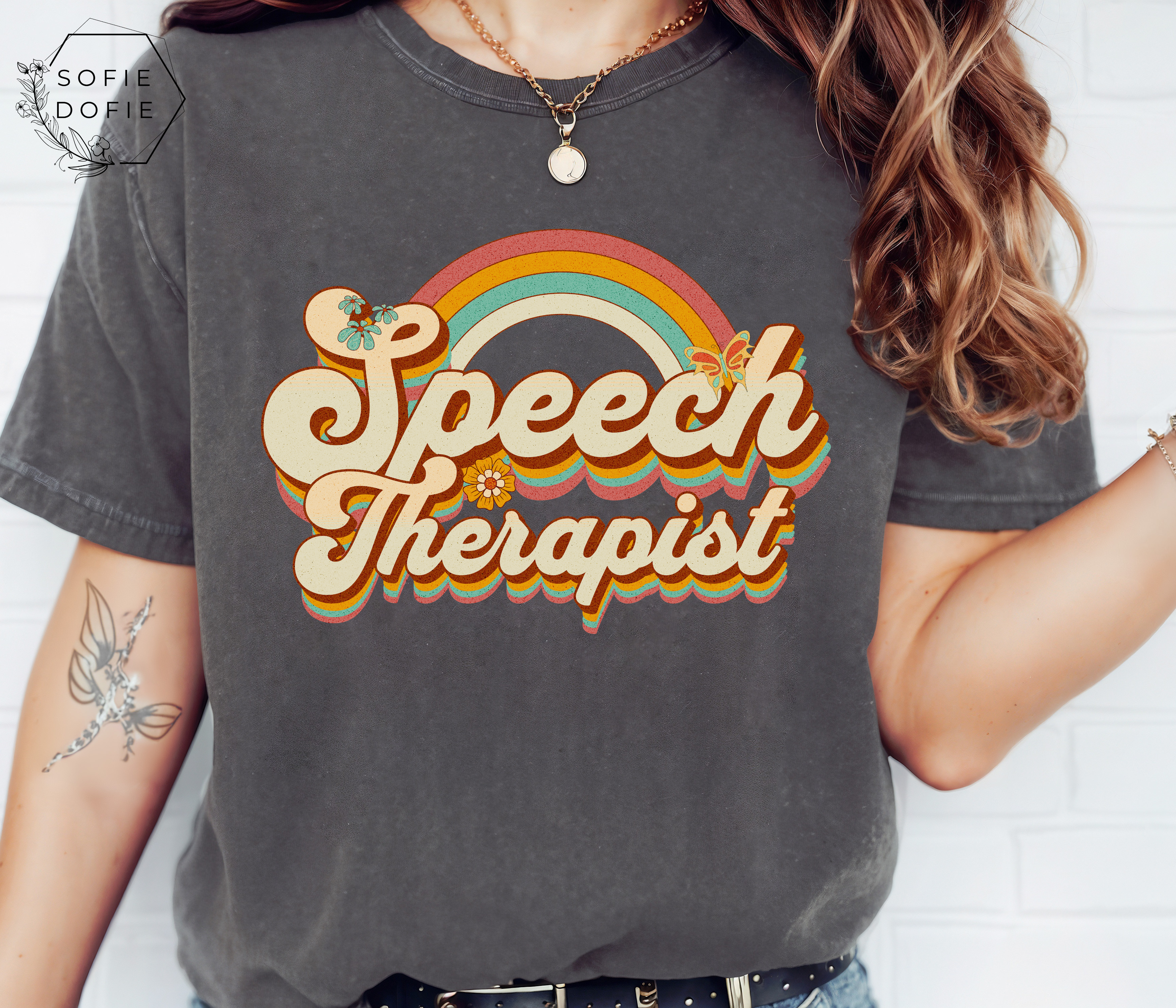 Speech Therapist Unisex Garment-Dyed T-shirt product thumbnail image