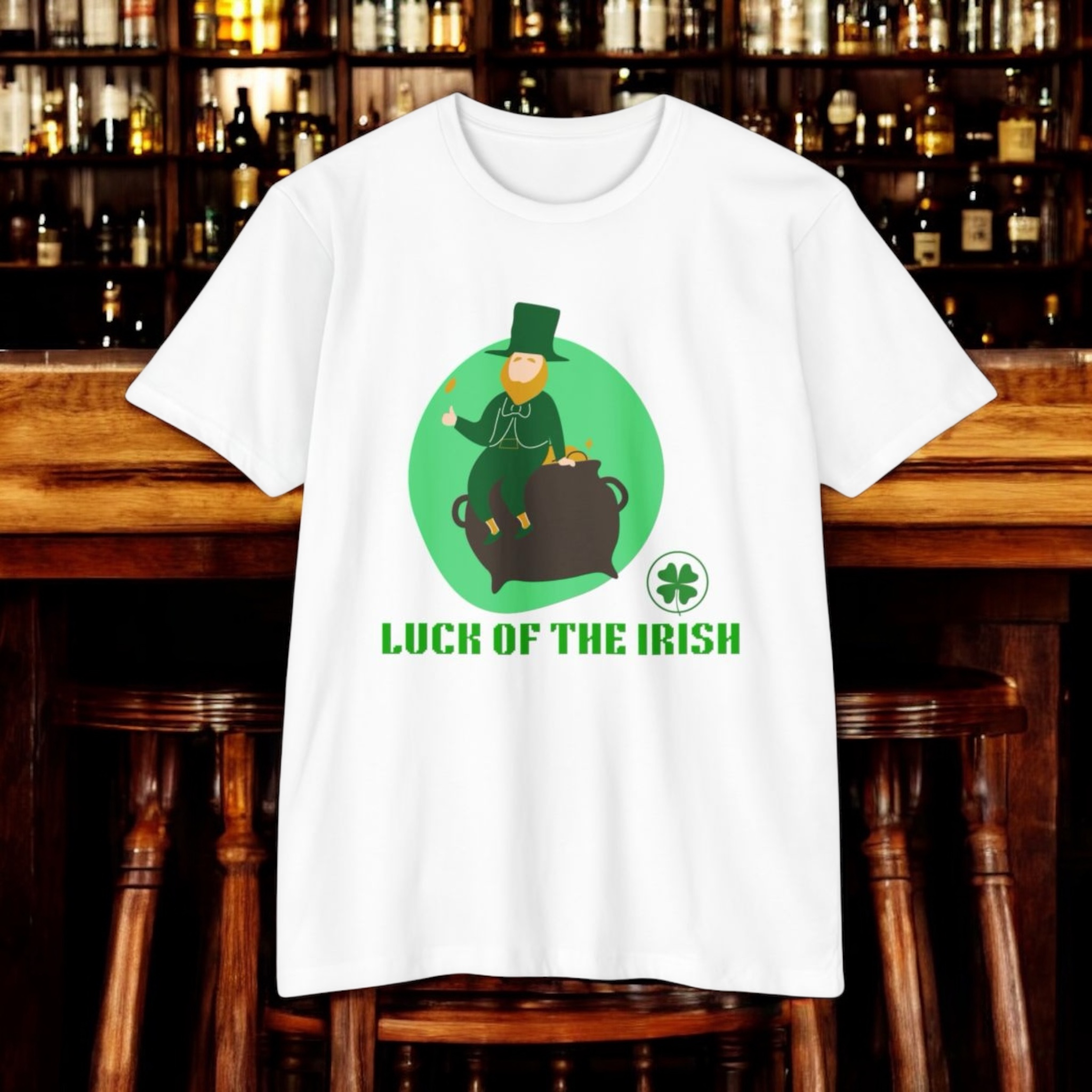 Luck of the Irish /Green Unisex CVC Jersey T-shirt Luck of the Irish /Green Unisex CVC Jersey T-shirt