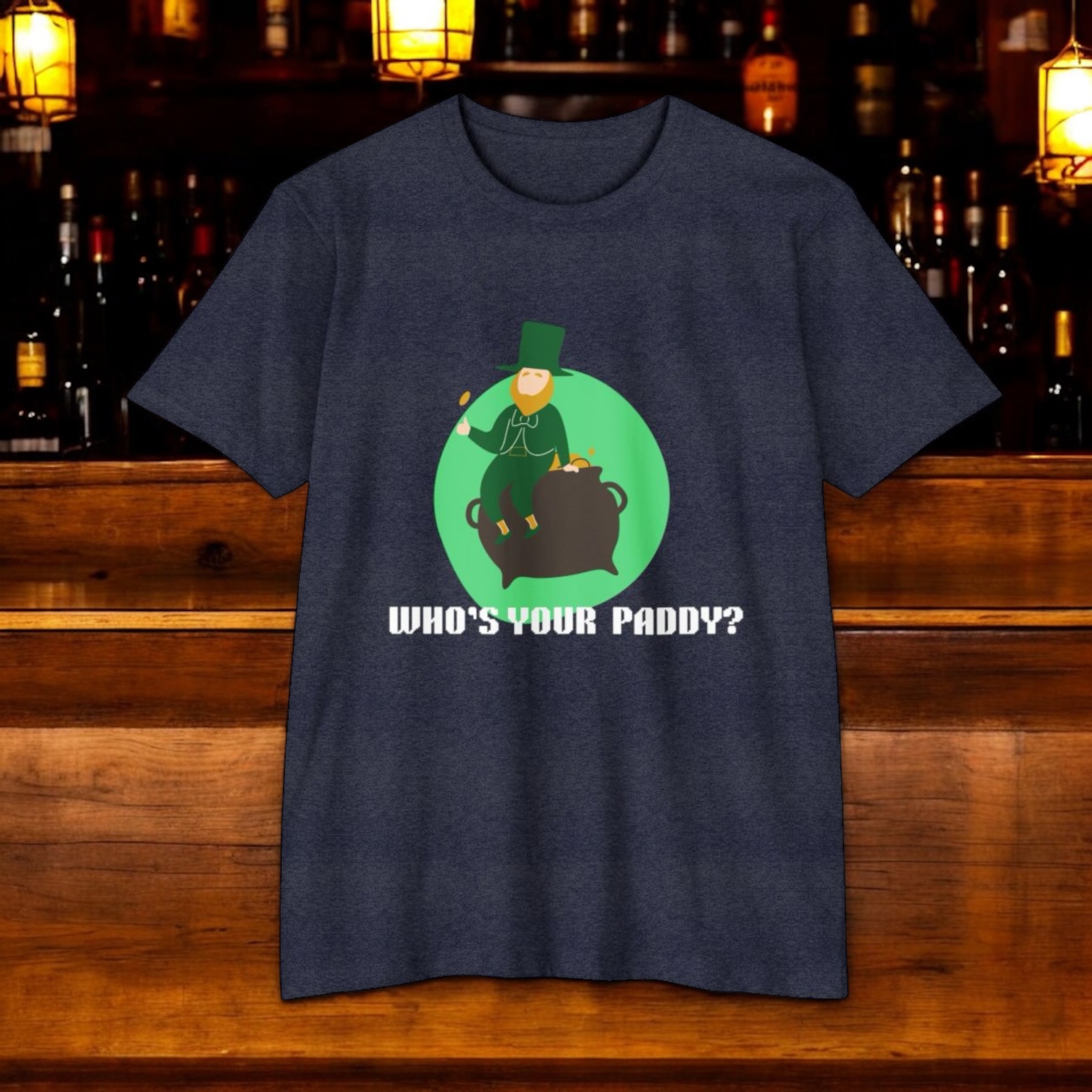 Who’s Your Paddy / Wh Unisex CVC Jersey T-shirt product thumbnail image Who’s Your Paddy / Wh Unisex CVC Jersey T-shirt product thumbnail image