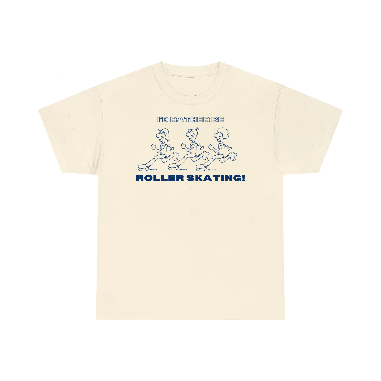 I'd Rather Be Roller Skating Tee product thumbnail image I'd Rather Be Roller Skating Tee product thumbnail image