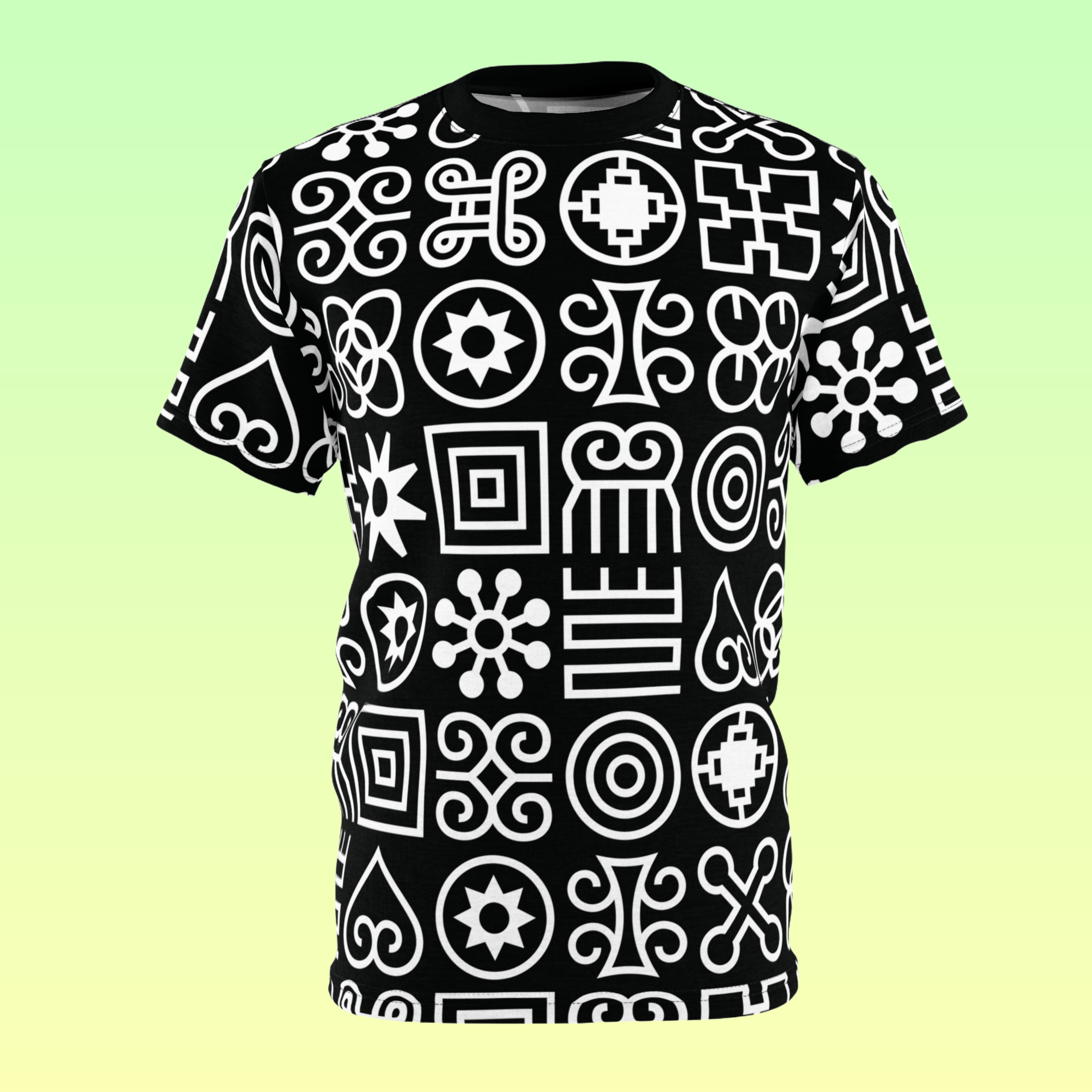 African Adinkra Pattern Unisex Tee product thumbnail image