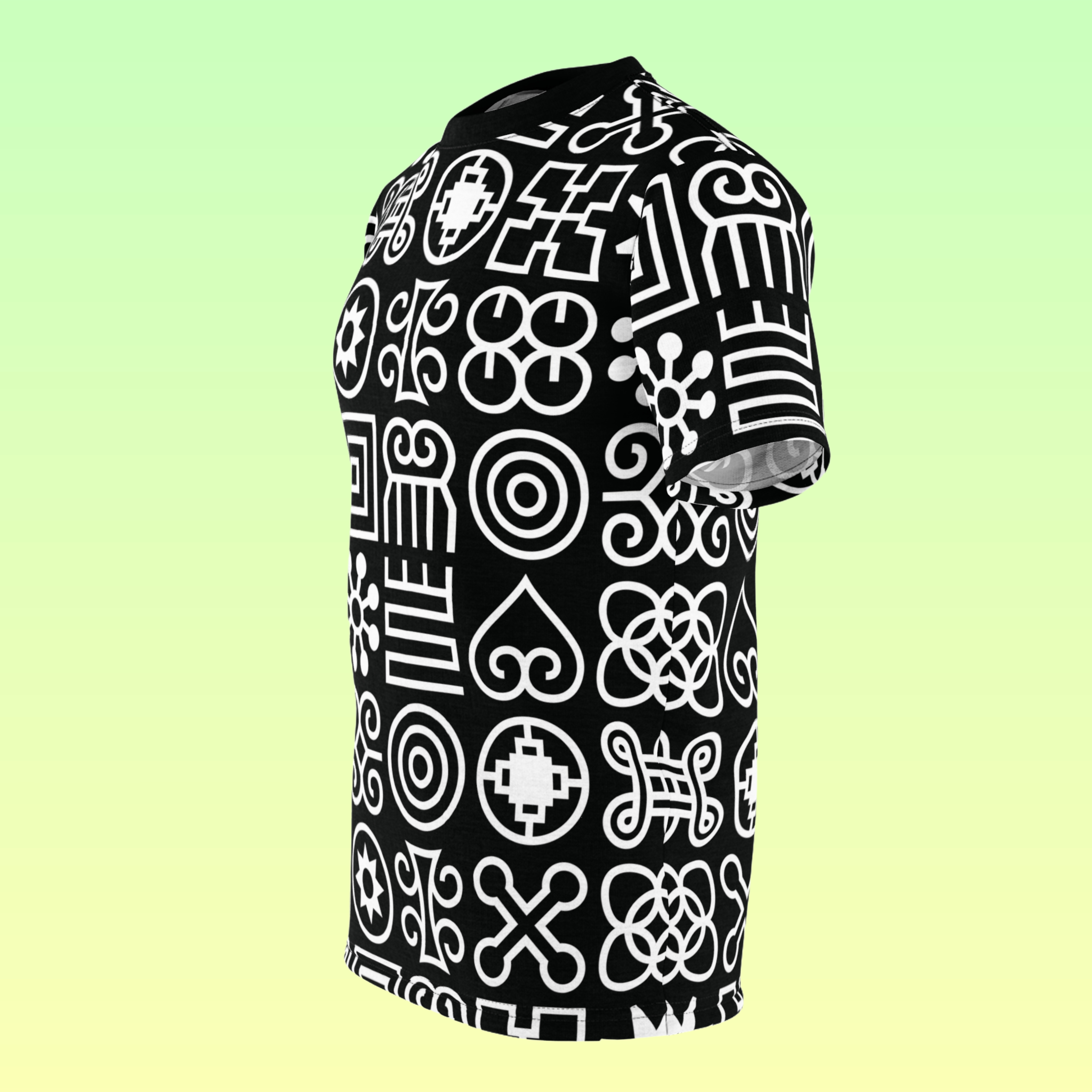 African Adinkra Pattern Unisex Tee product thumbnail image