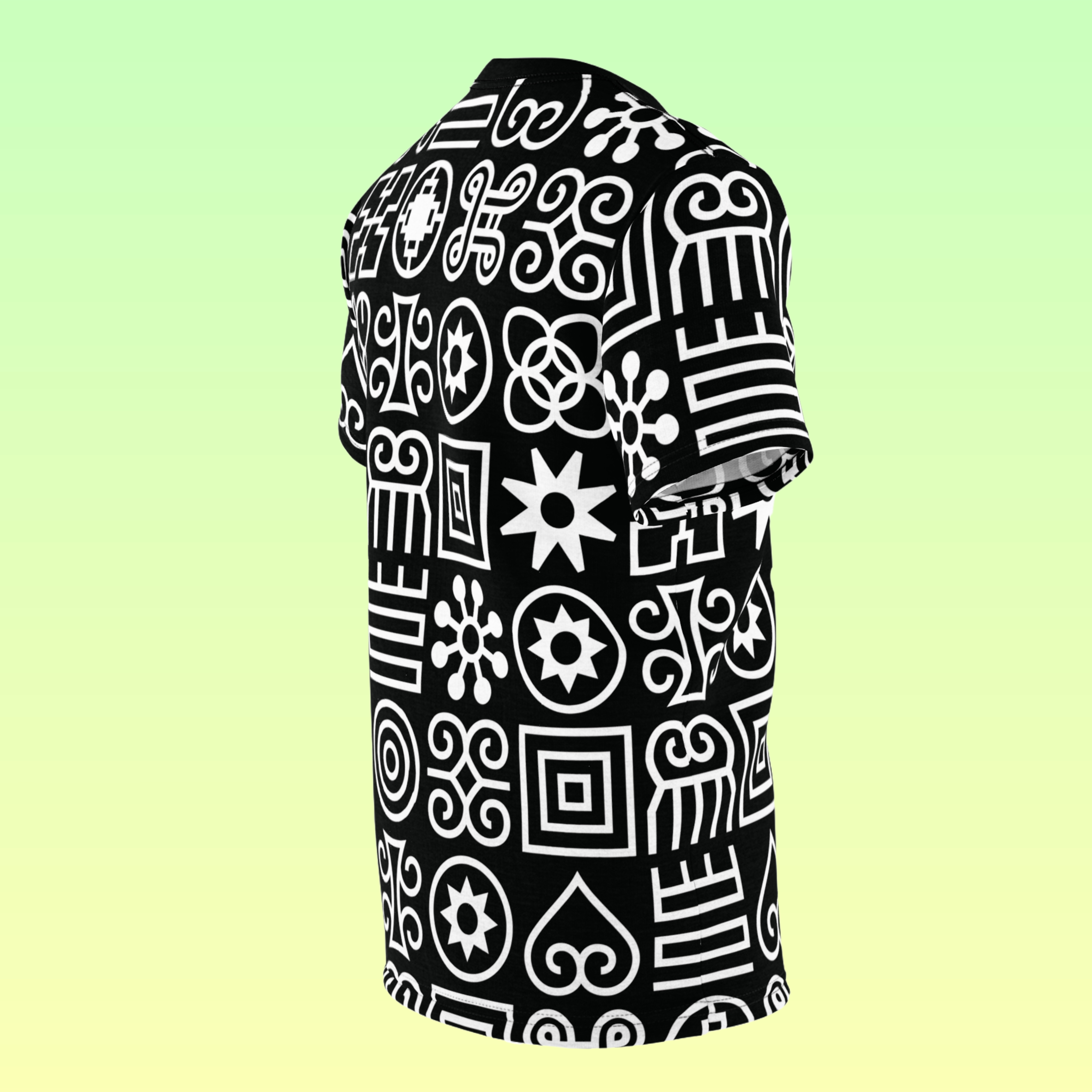 African Adinkra Pattern Unisex Tee product thumbnail image
