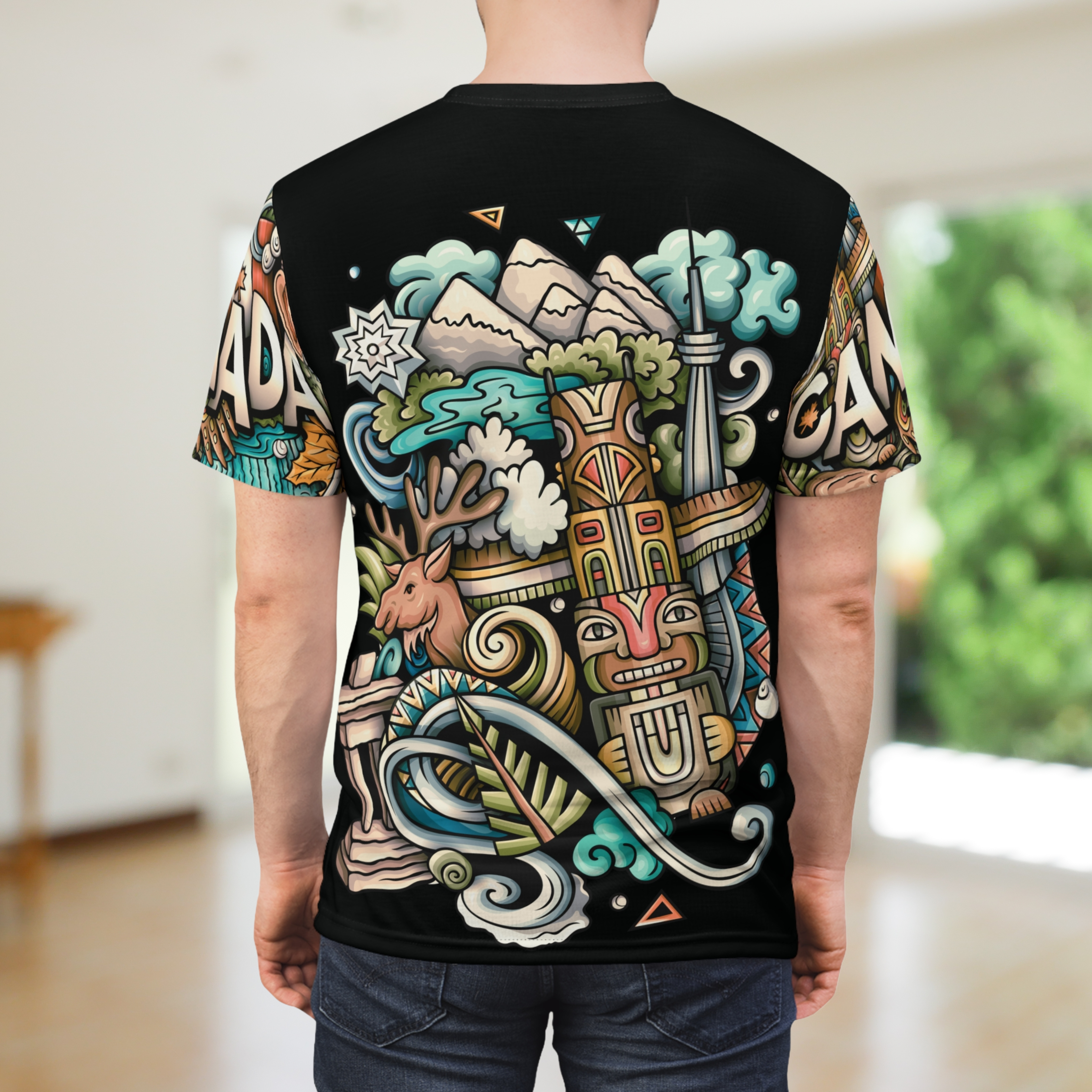 Canada Cartoon Illustration Tee product thumbnail image