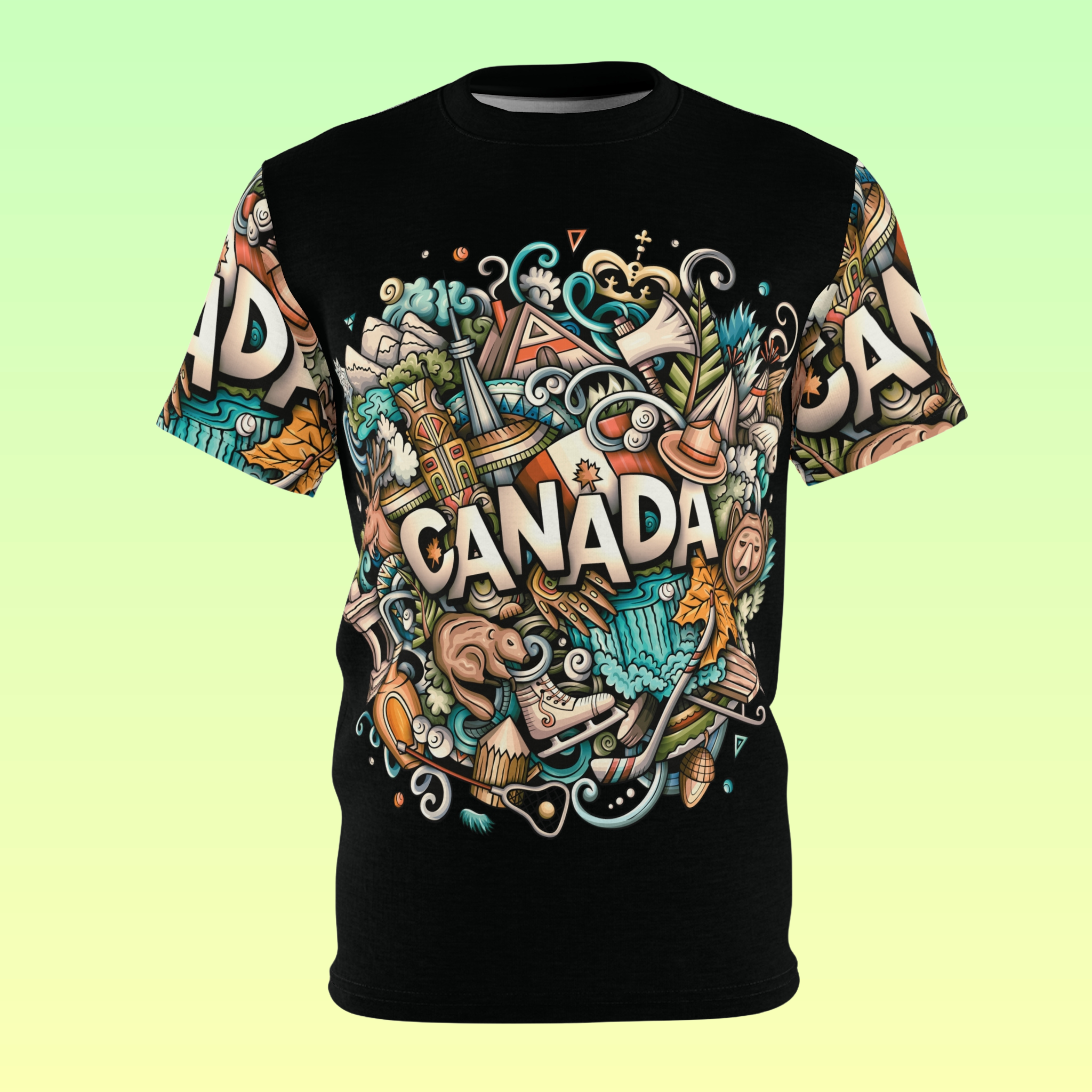 Canada Cartoon Illustration Tee product thumbnail image