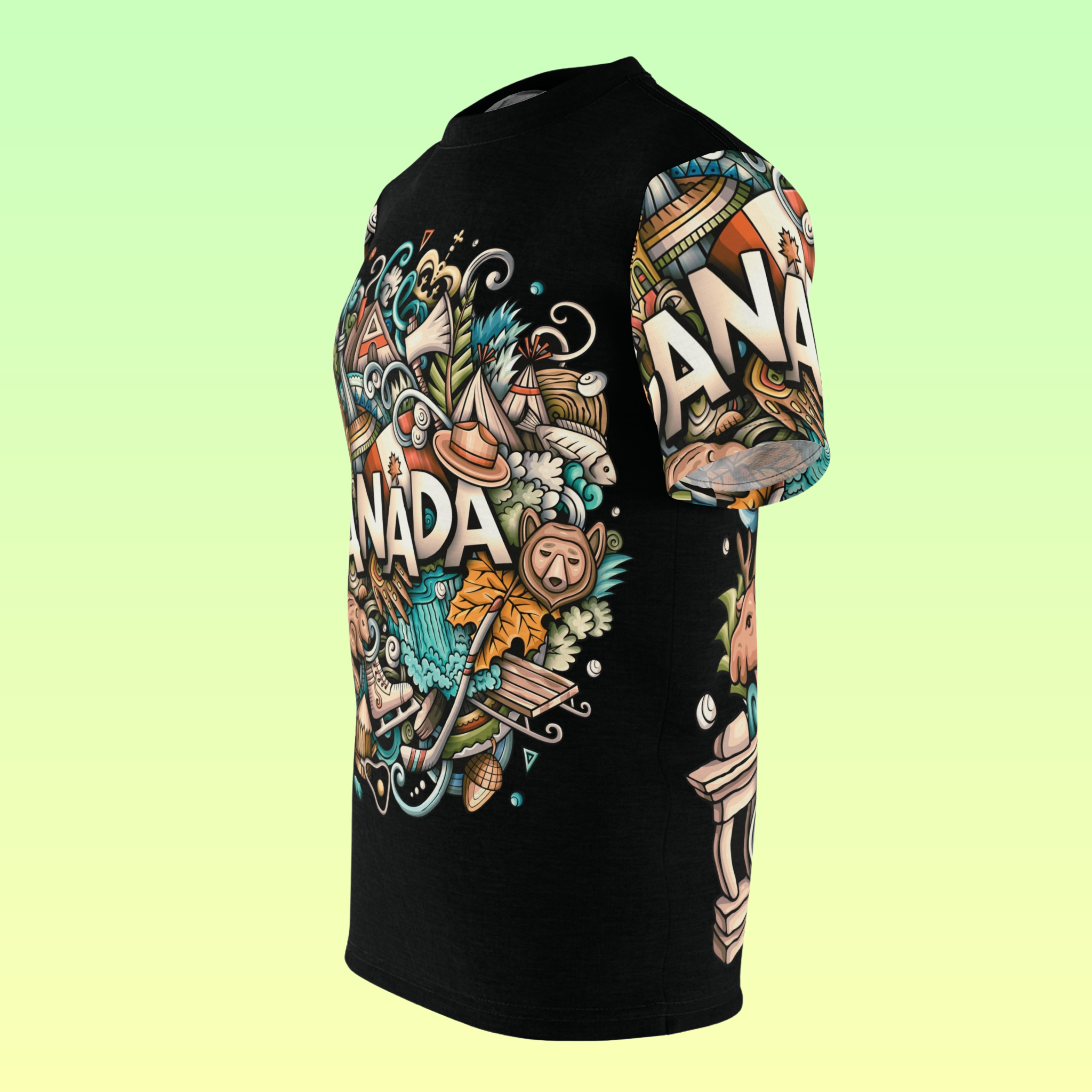 Canada Cartoon Illustration Tee product thumbnail image